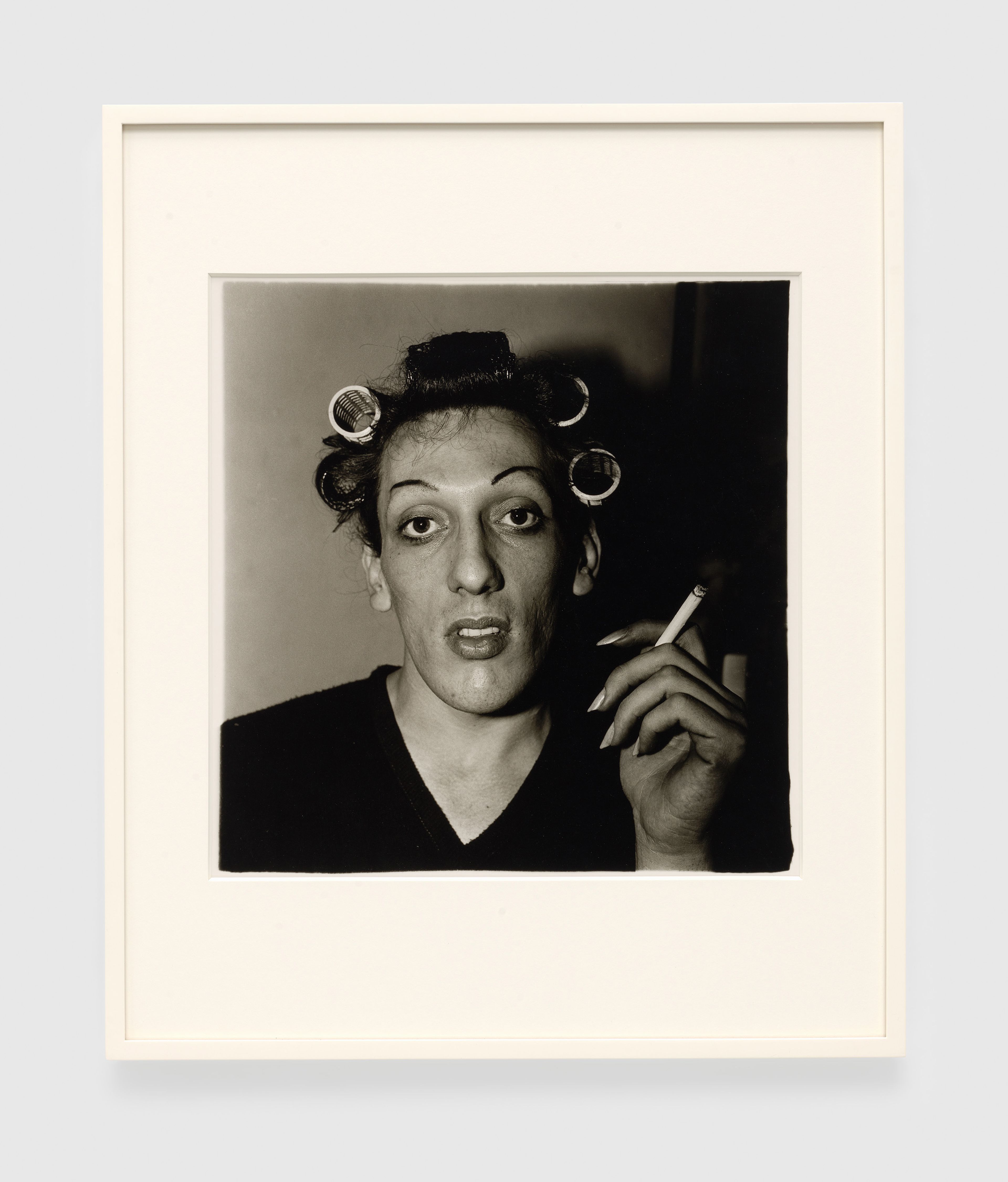 A detail from a set of 10 photographs by Diane Arbus, titled A box of ten photographs, dated 1970.