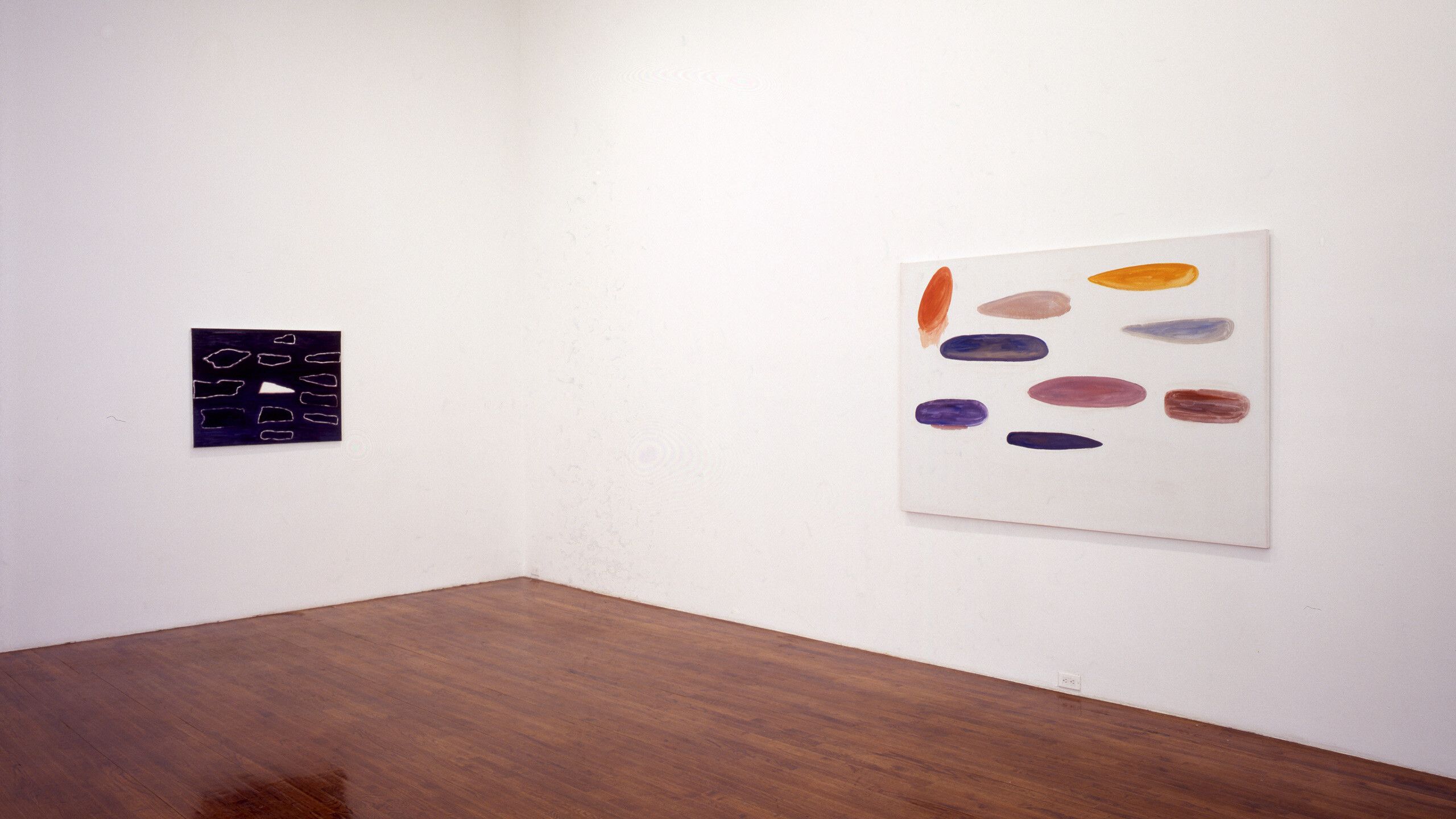 An Installation view, Raoul De Keyser: Come on, play it again, David Zwirner, New York, dated 2001