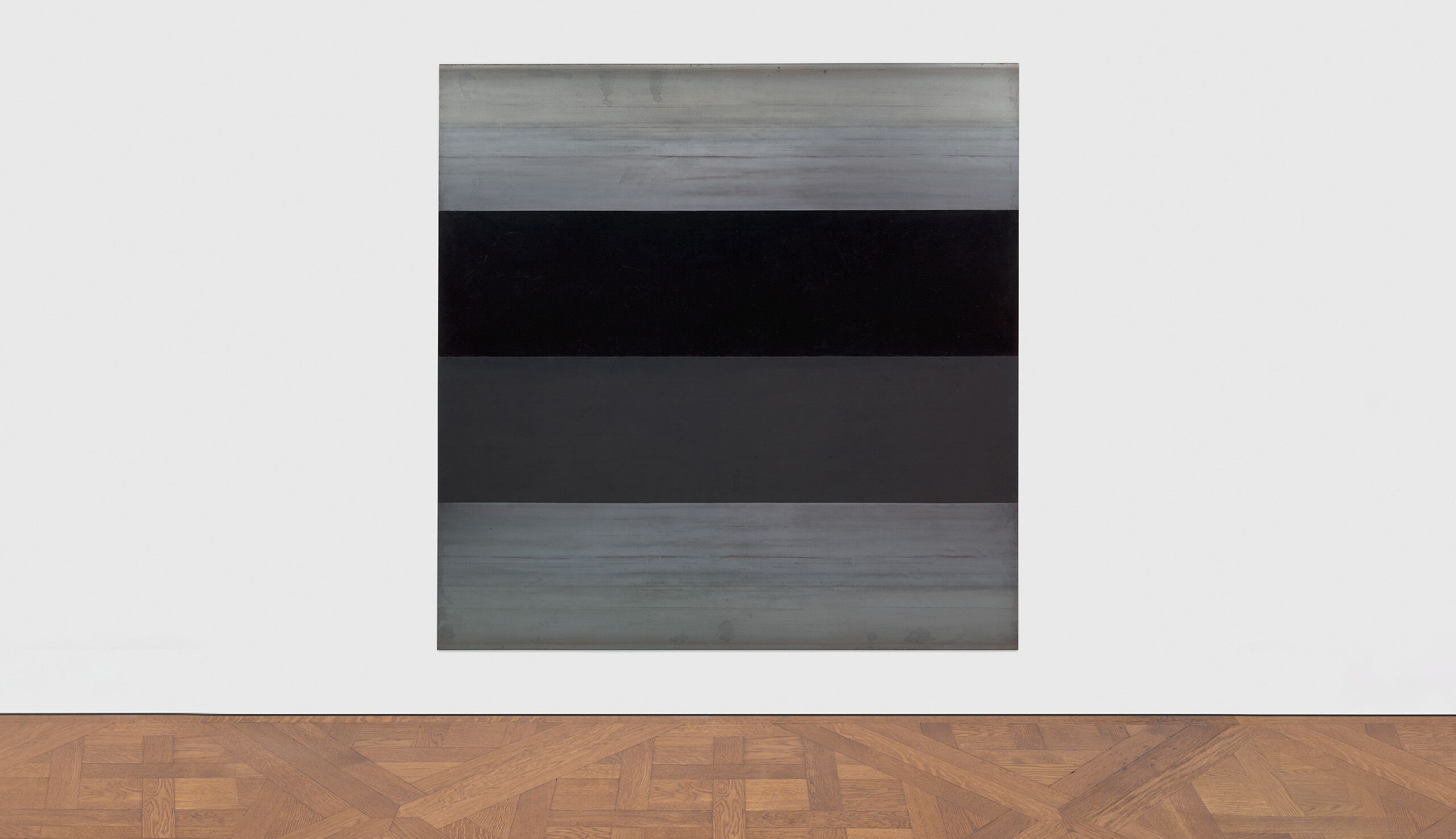 A two-part painting by Merrill Wagner, titled Watch, dated 1992.