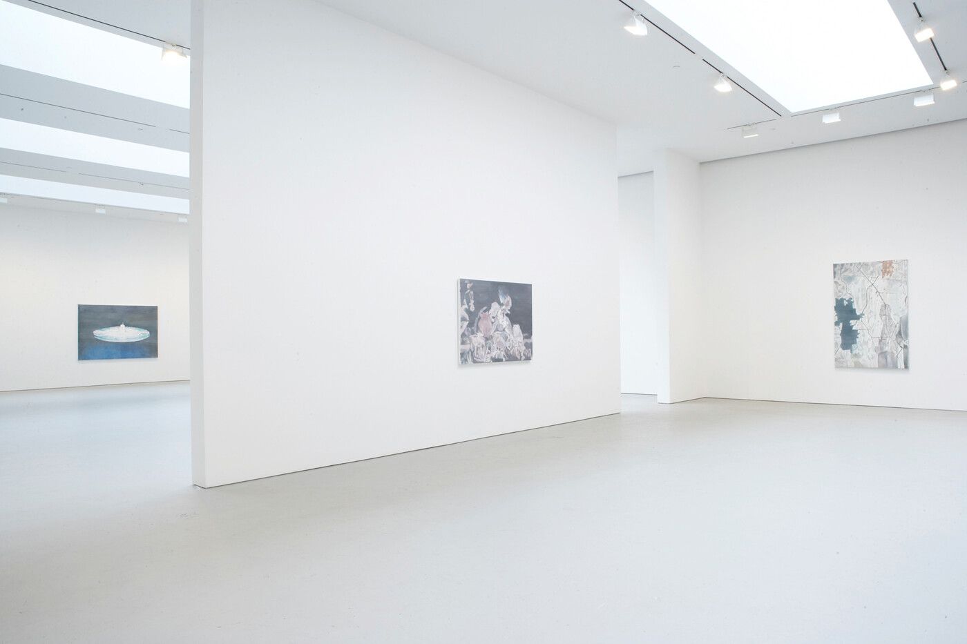 Installation view of the exhibition, Forever, The Management of Magic, at David Zwirner in New York, dated 2008.