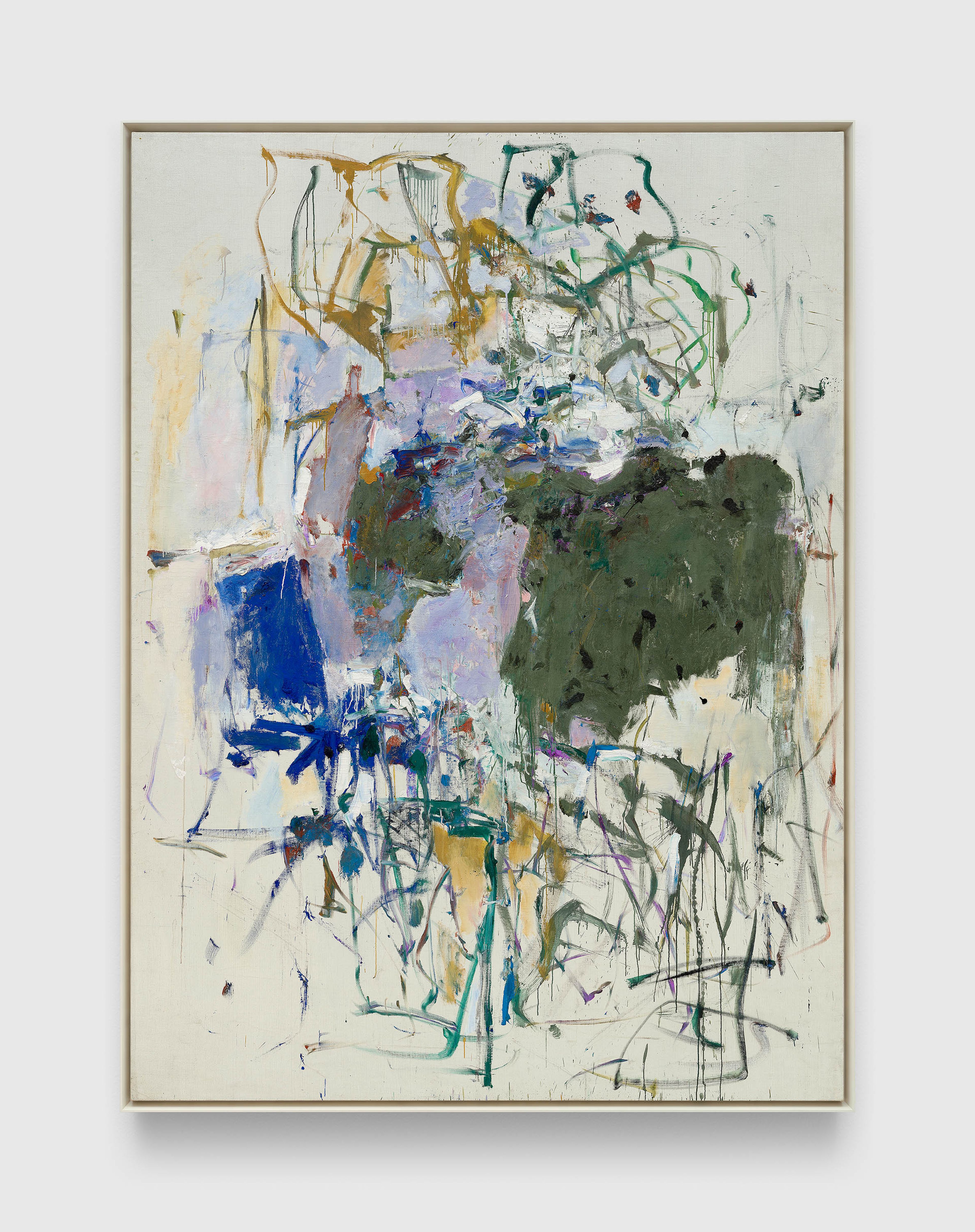 An untitled painting by Joan Mitchell, dated circa 1964.