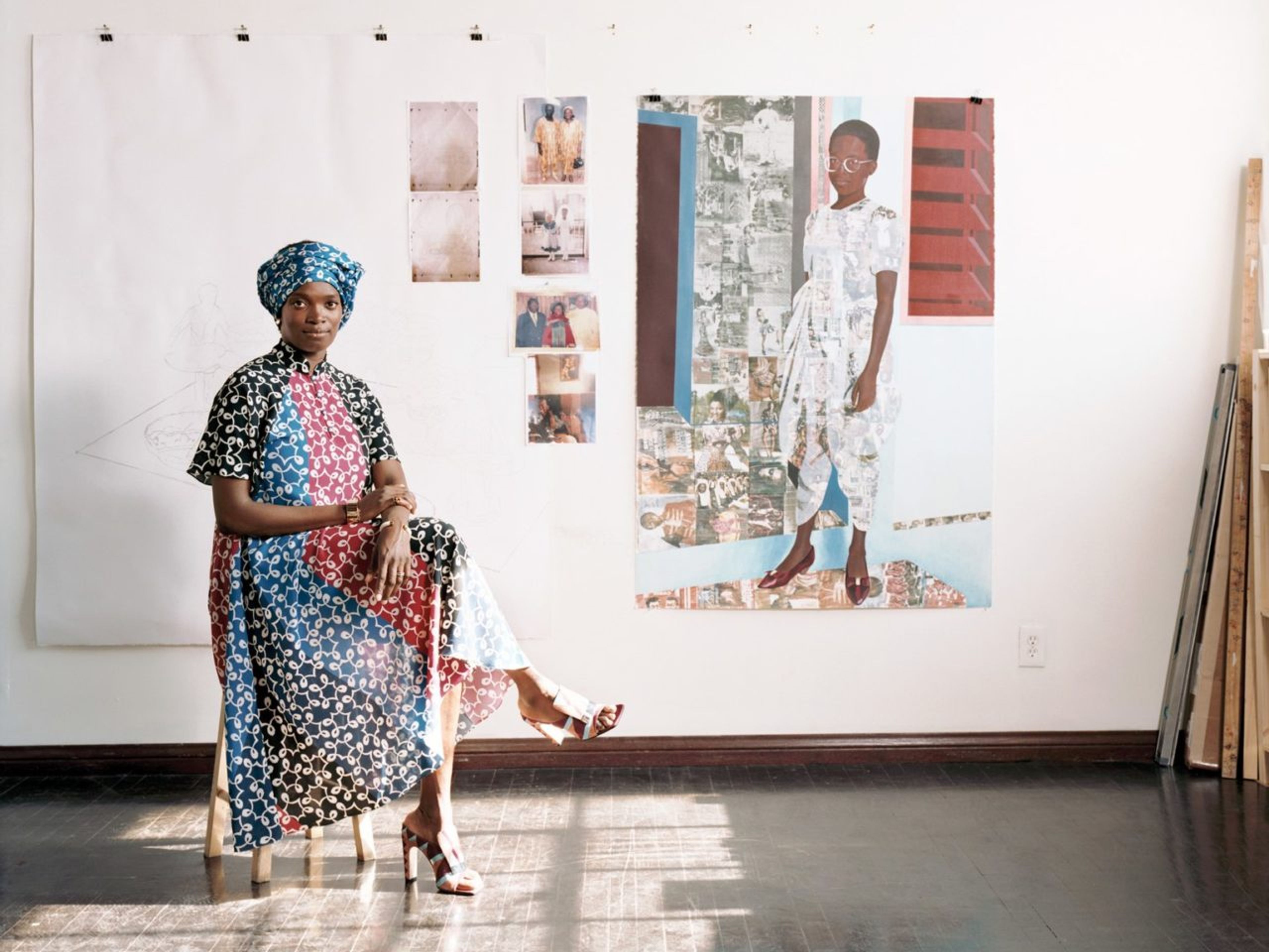 Portrait of Njideka Akunyili Crosby. Photo by Stefan Ruiz.