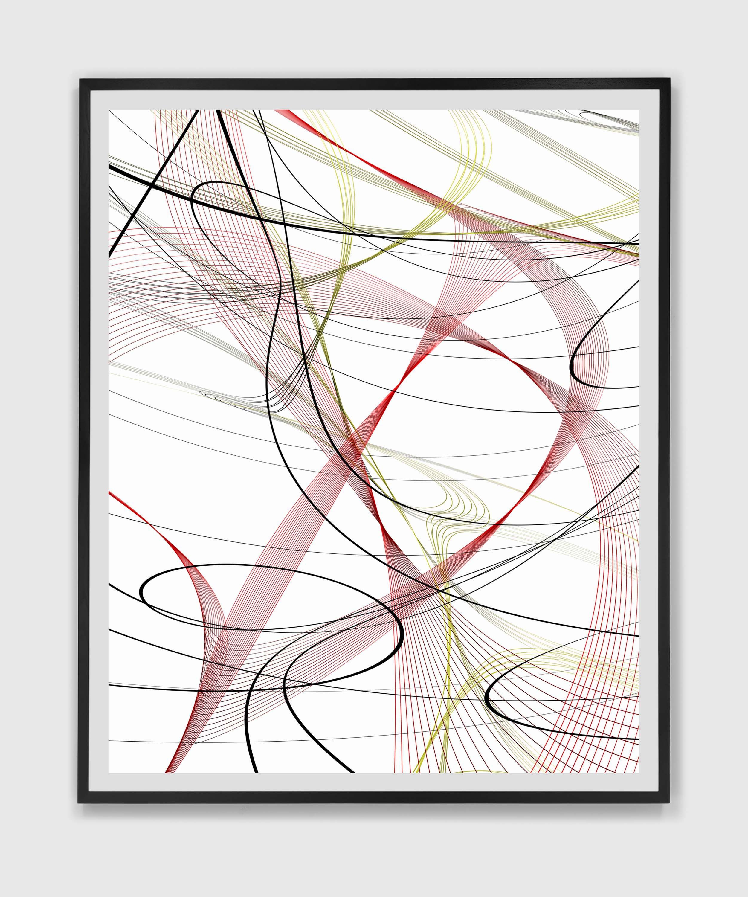 A photograph by Thomas Ruff, titled zycles 3075, dated 2009. 