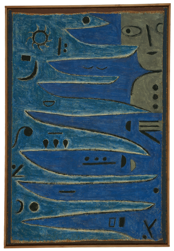 Paul Klee — der Graue und die Küste (The Grey Man and the Coast), 1938, 125