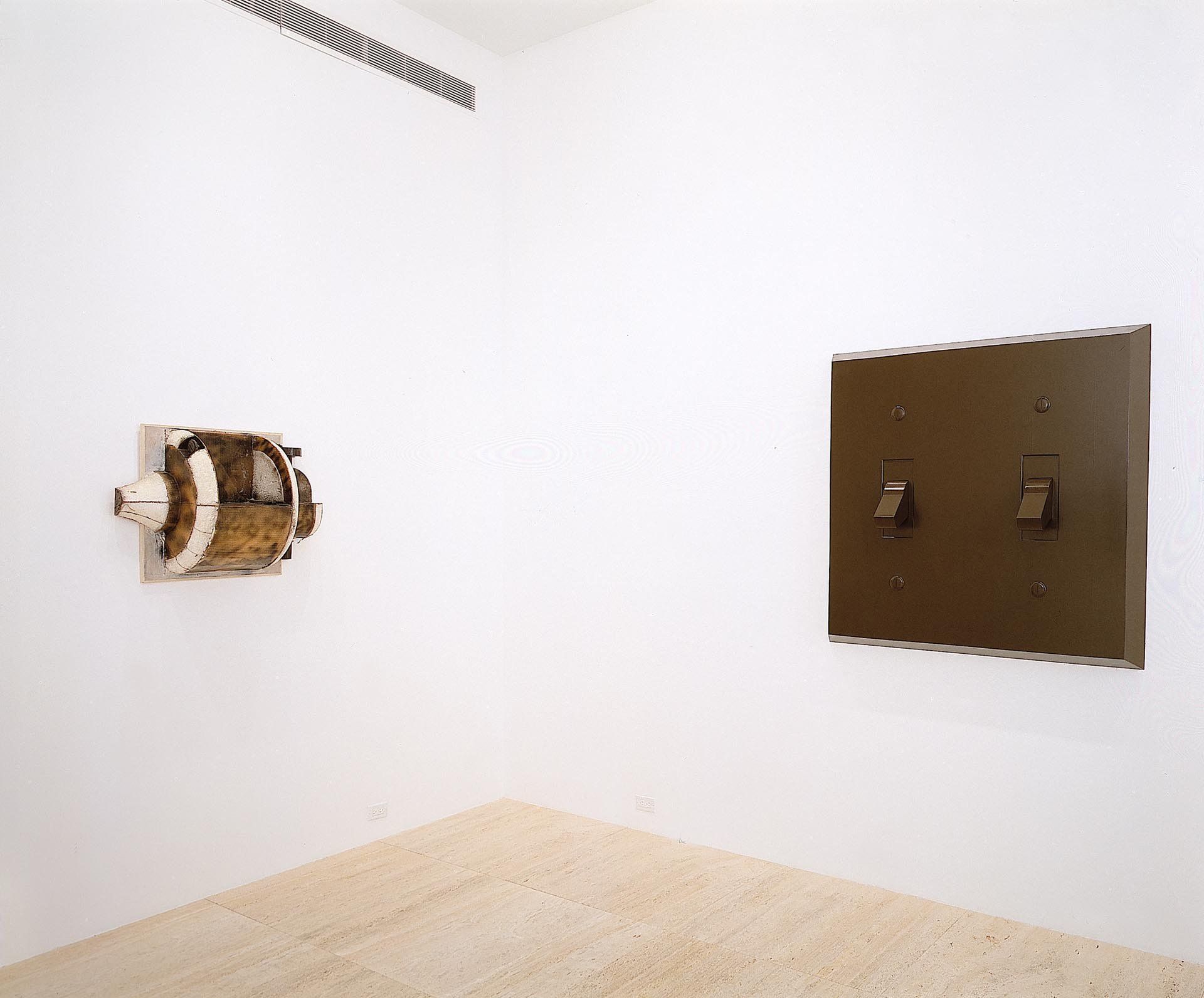 An installation view of the exhibition Claes Oldenburg, at David Zwirner New York, dated 2005.