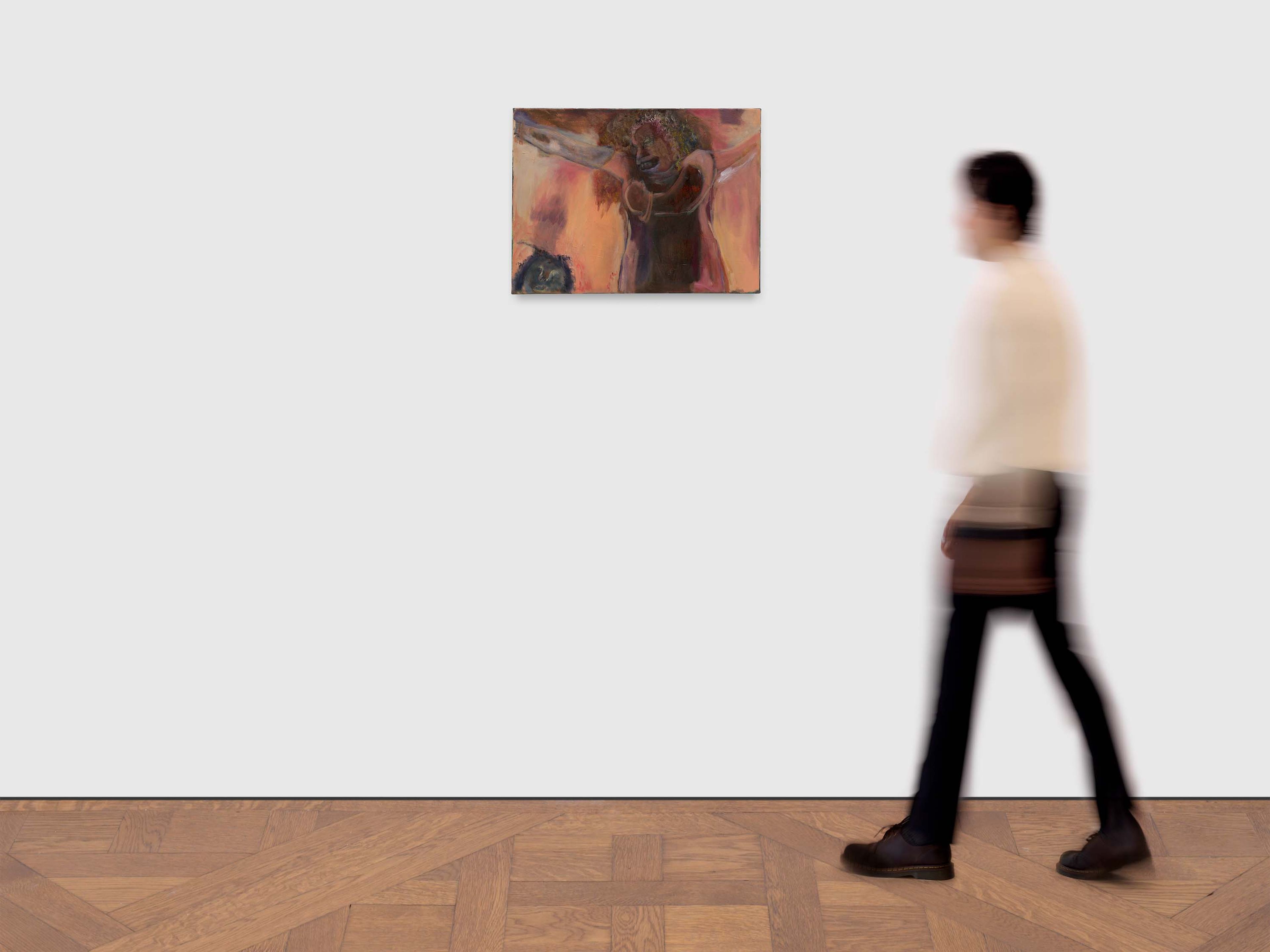 A painting by Sosa Joseph, titled Screams, dated 2025.