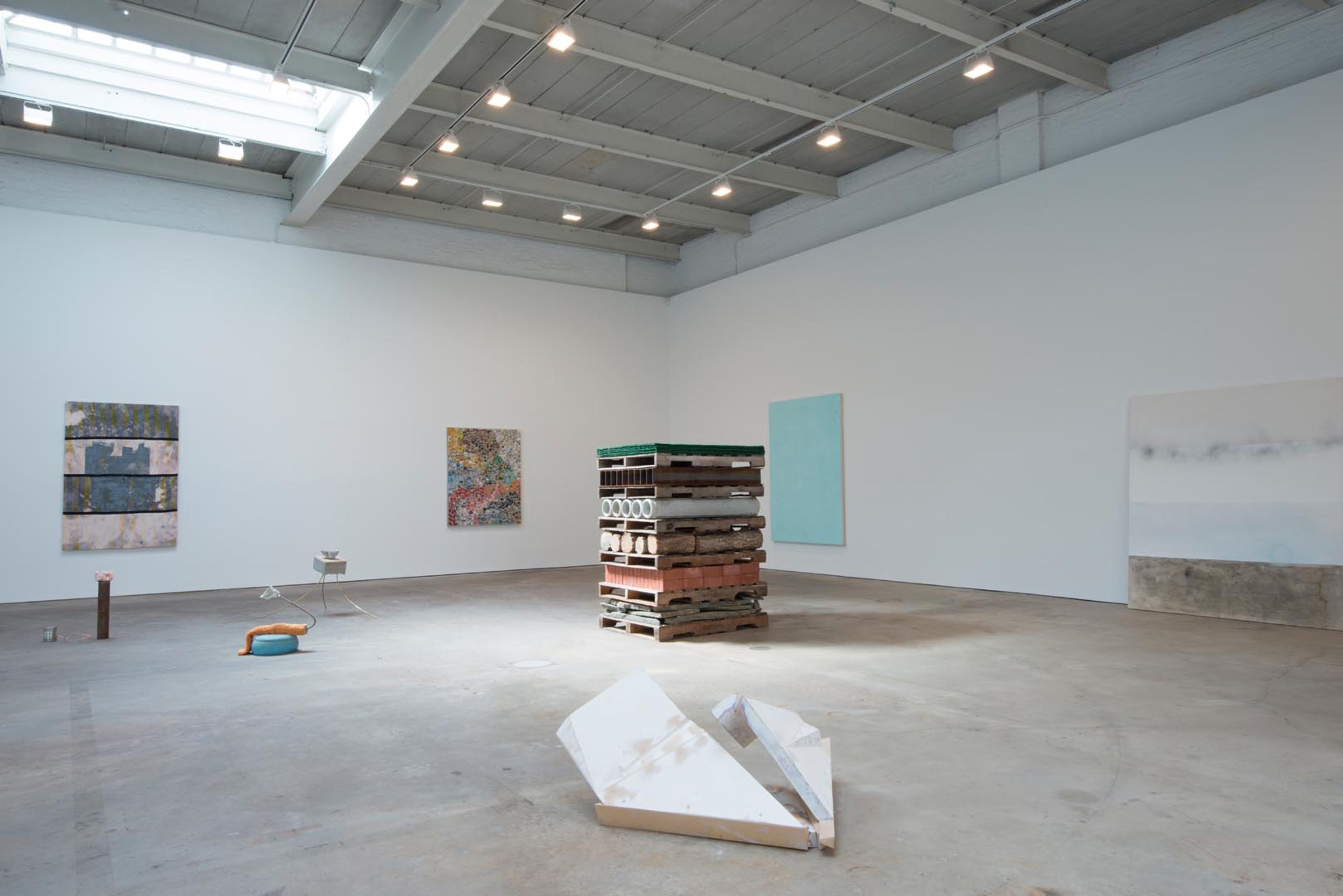 An installation view of the exhibition To do as one would, at David Zwirner New York, dated 2014.