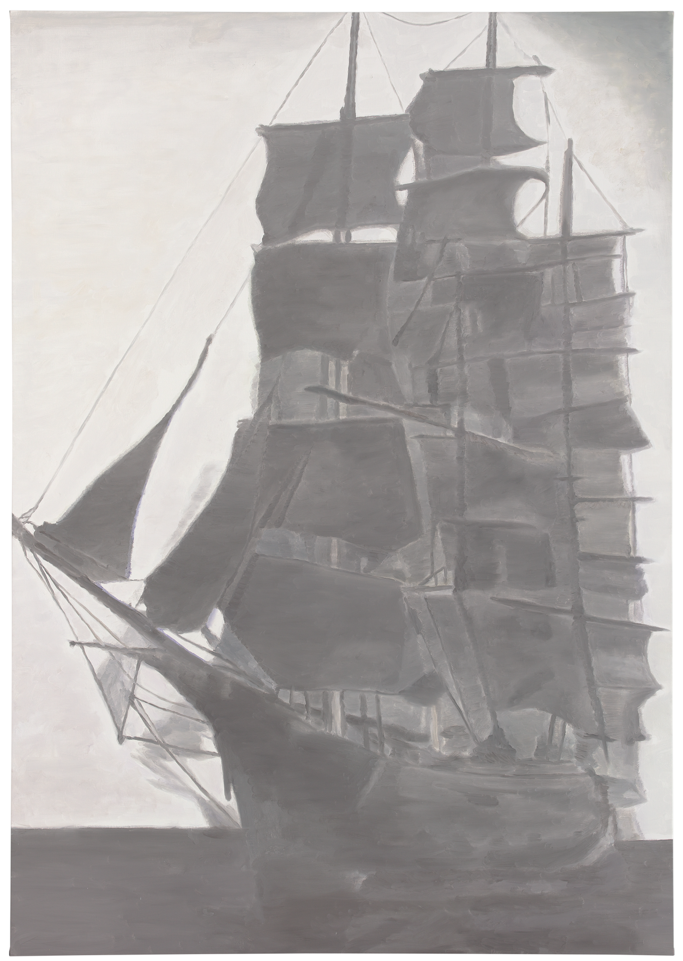 A painting by Luc Tuymans, titled Corporate, dated 2010.