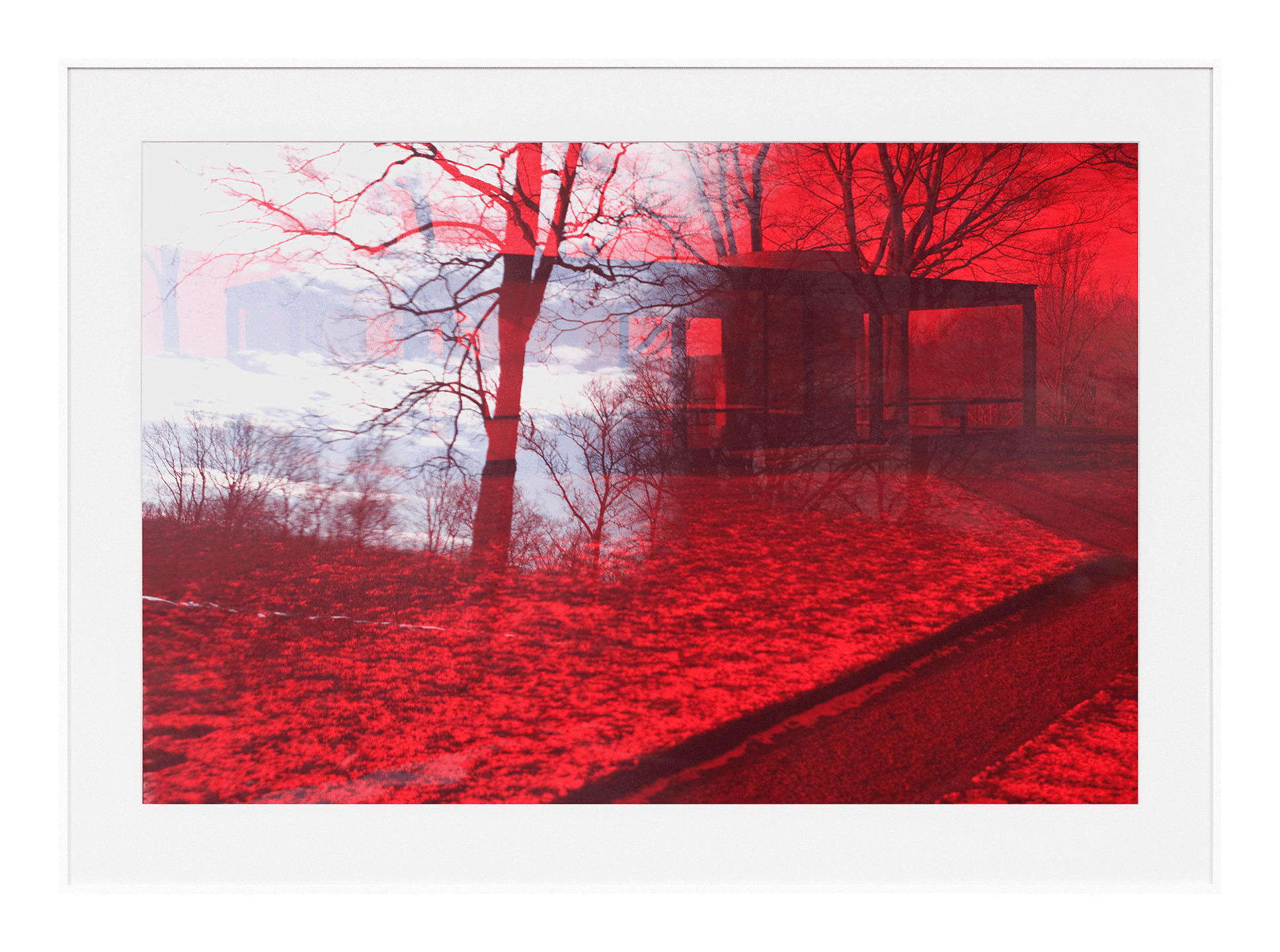 An inkjet print by James Welling, titled 8067, dated 2008.