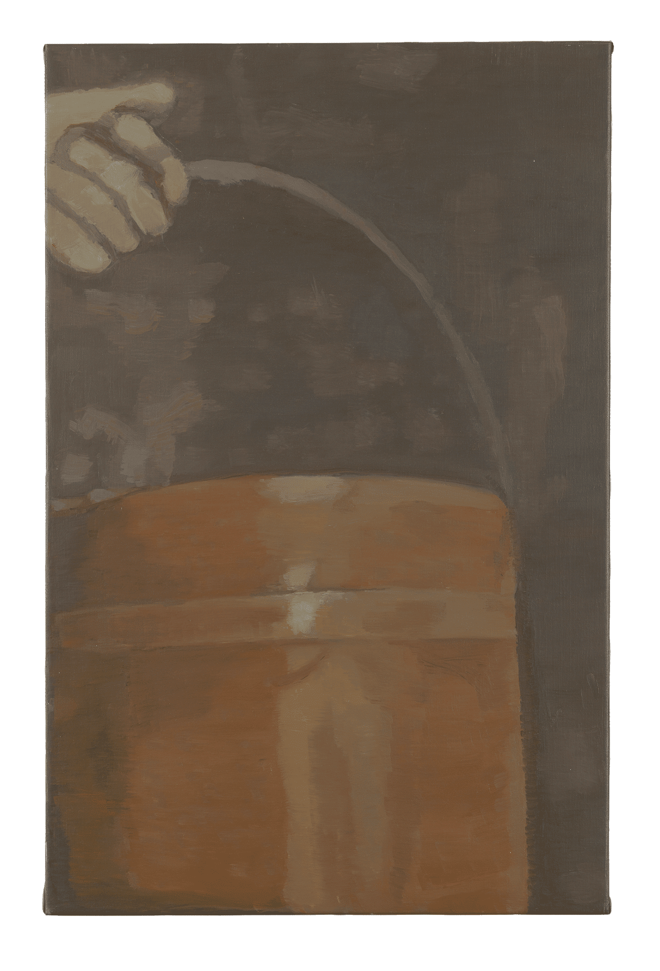 A painting by Luc Tuymans, titled The Heritage III, dated 1996.