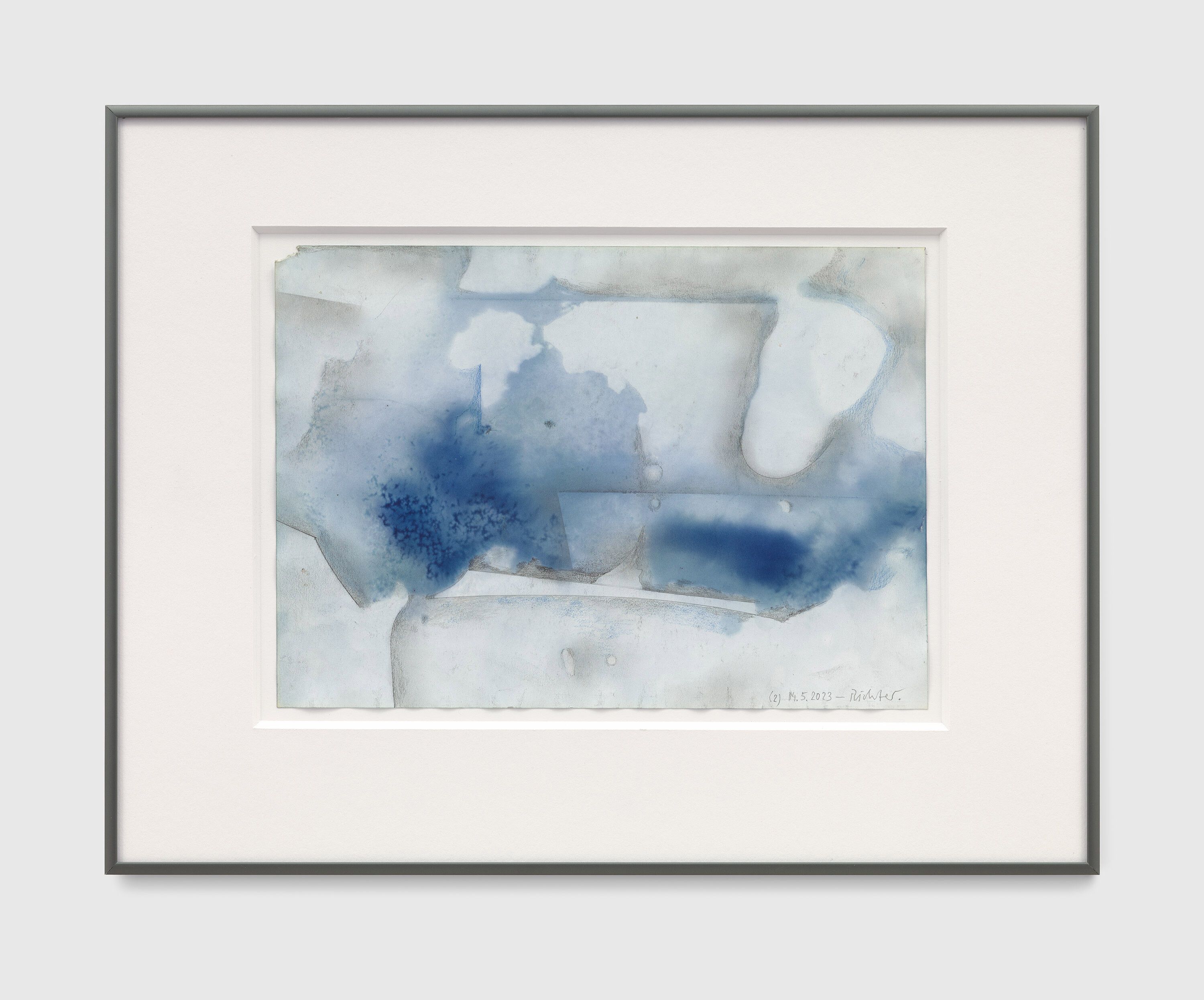 A drawing by Gerhard Richter, titled 14.5.2023 (2), dated 2023.