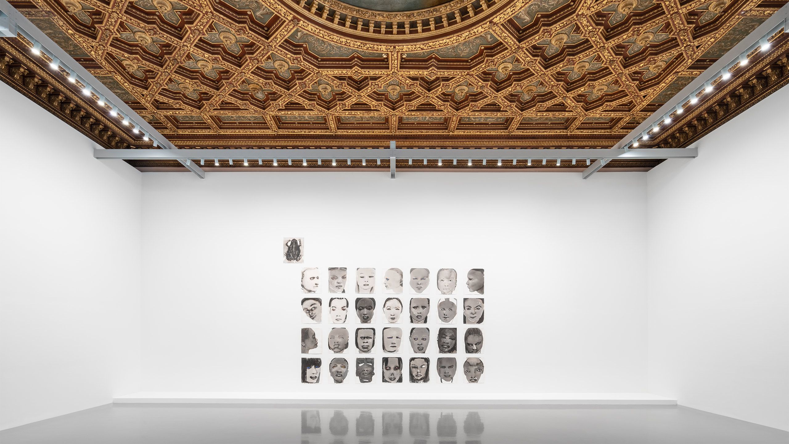 An Installation view, Marlene Dumas, Betrayal, 1994, in Marlene Dumas: open-end, Palazzo Grassi, Venice, 2022. Photo by Marco Cappelletti and Filippo Rossi. © Palazzo Grassi. © Marlene Dumas