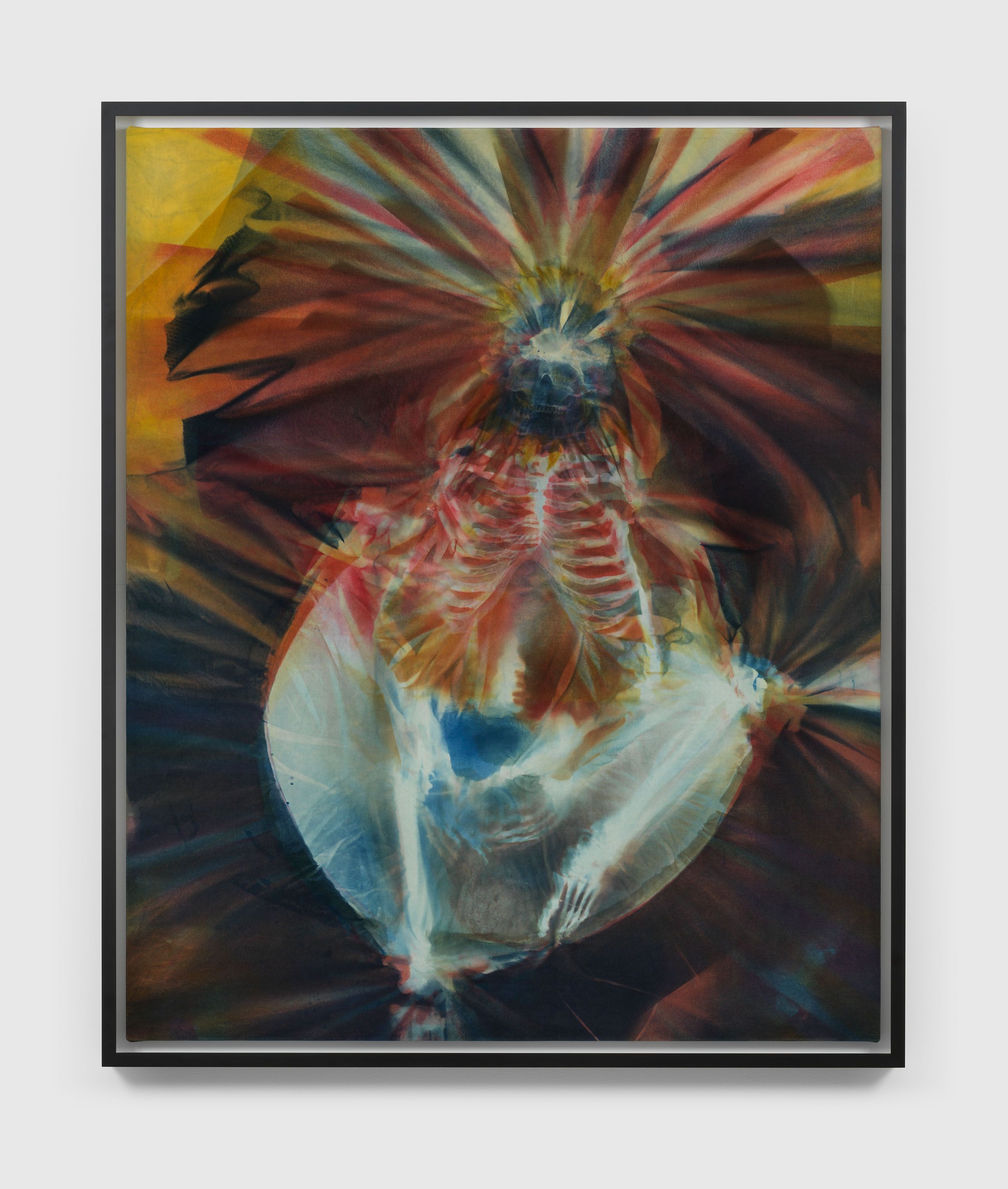 A mixed media artwork by Andra Ursuţa, titled Aural Prolapse, 2021 to 2022.