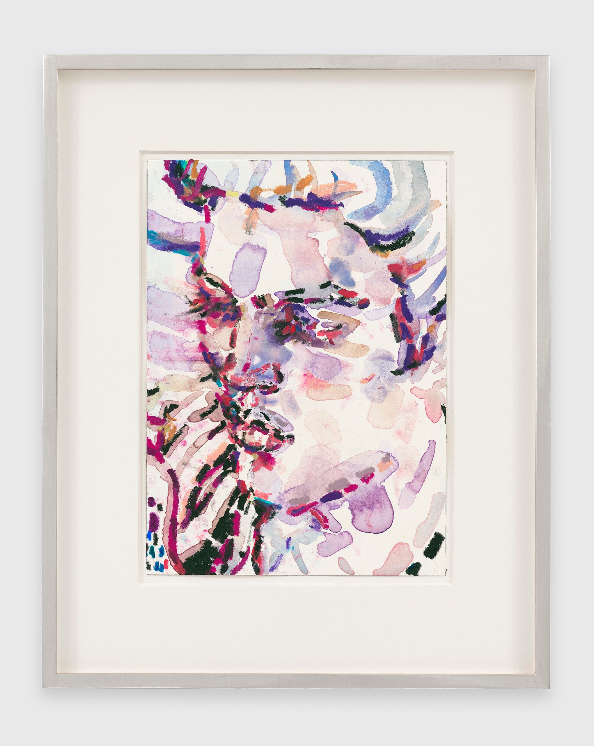 A work on paper by Elizabeth Peyton, titled Kiss (Elvis), dated 2023.