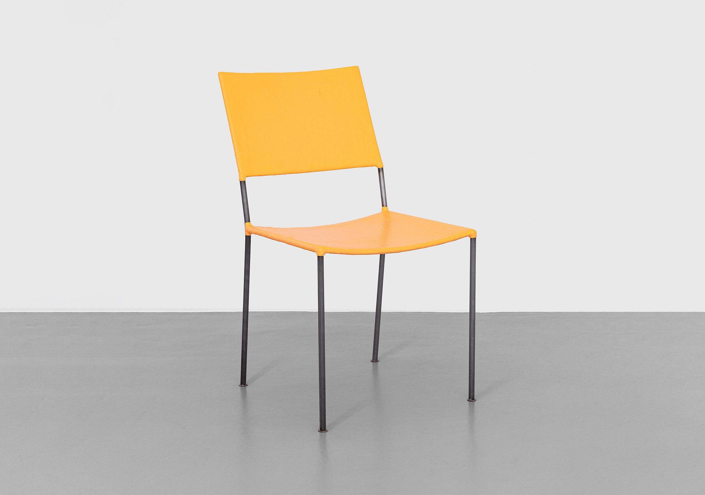 A furniture work by Franz West, titled Künstlerstuhl (Artist's Chair), dated in 2006 and 2023.