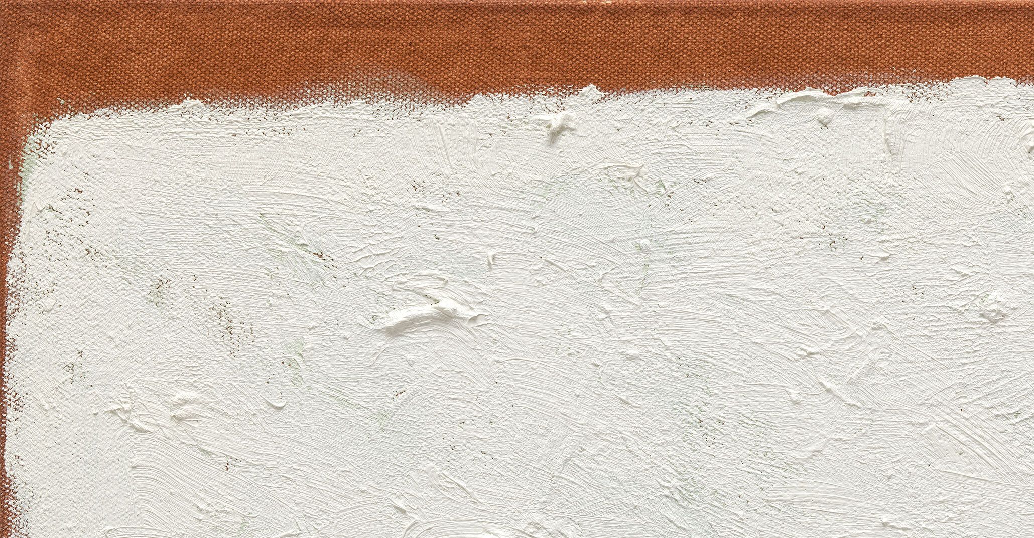 A detail of an untitled painting by Robert Ryman, dated 2011.