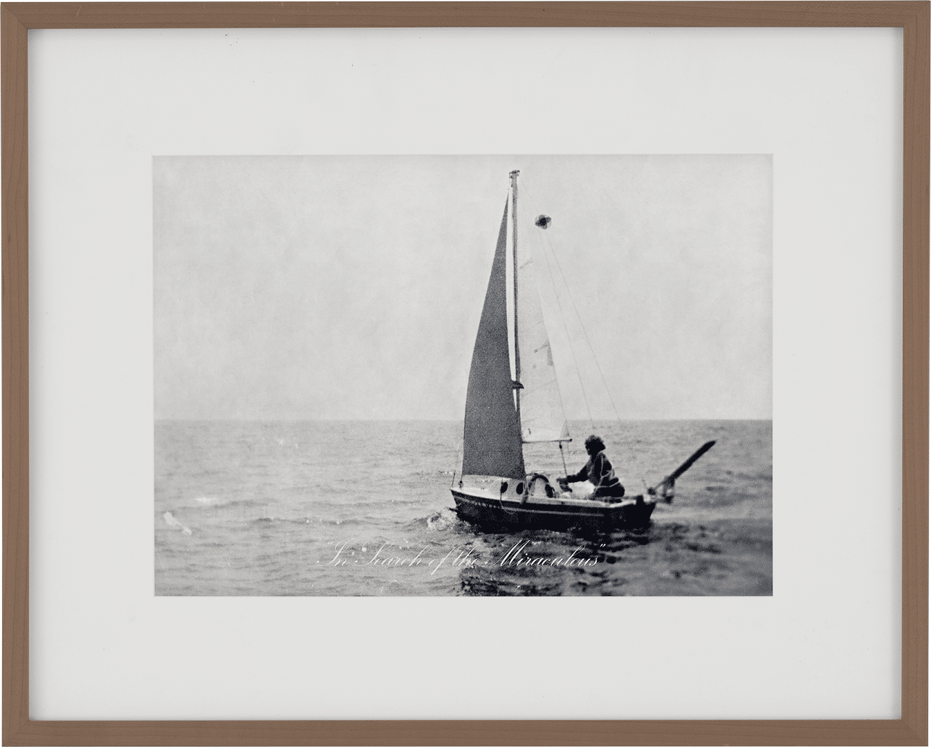 An offset-printed black and white publication by Bas Jan Ader, titled, Bulletin 89: In Search of the Miraculous (Songs for the North Atlantic), July 1975, dated 1975.