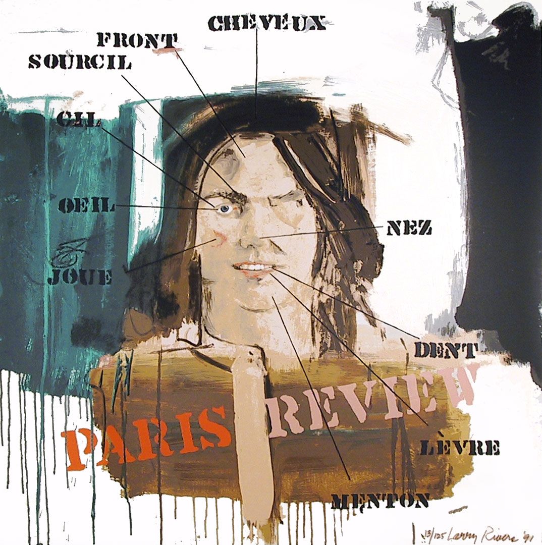A print by Larry Rivers, titled Untitled, dated 1991