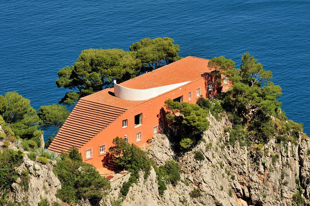 A photo of Casa Malaparte in Capri.