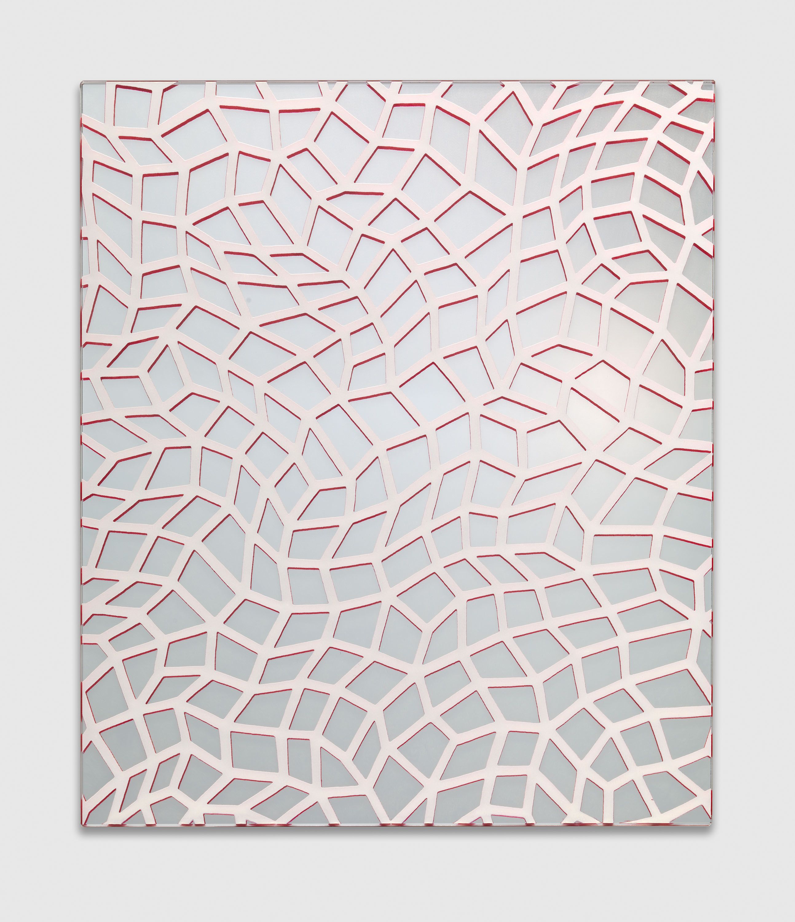 A print by Yayoi Kusama, titled Infinity Nets, dated 2000.