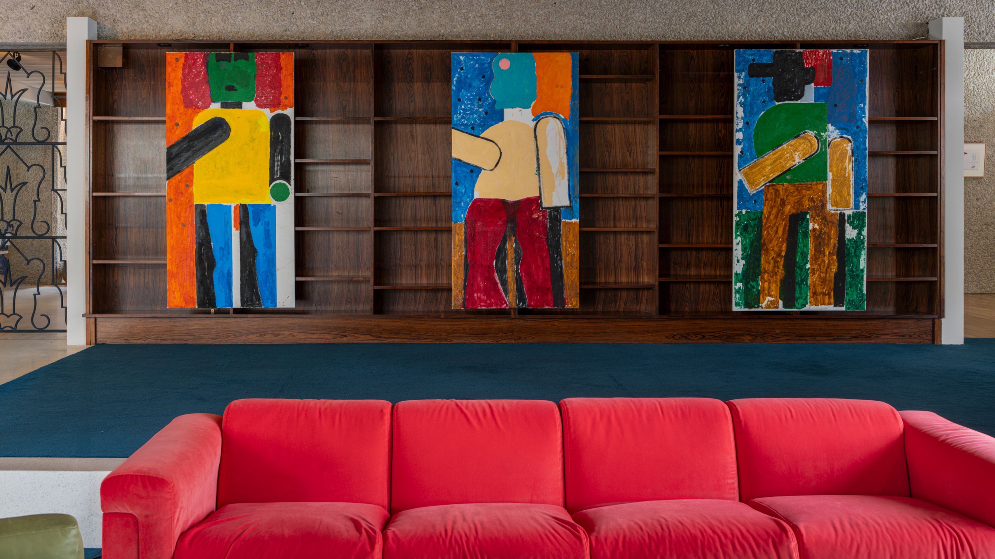 nstallation view of the exhibition Joe Bradley: Vyakti, at SPETTACOLO located in Oslo, Norway, dated 2026.
