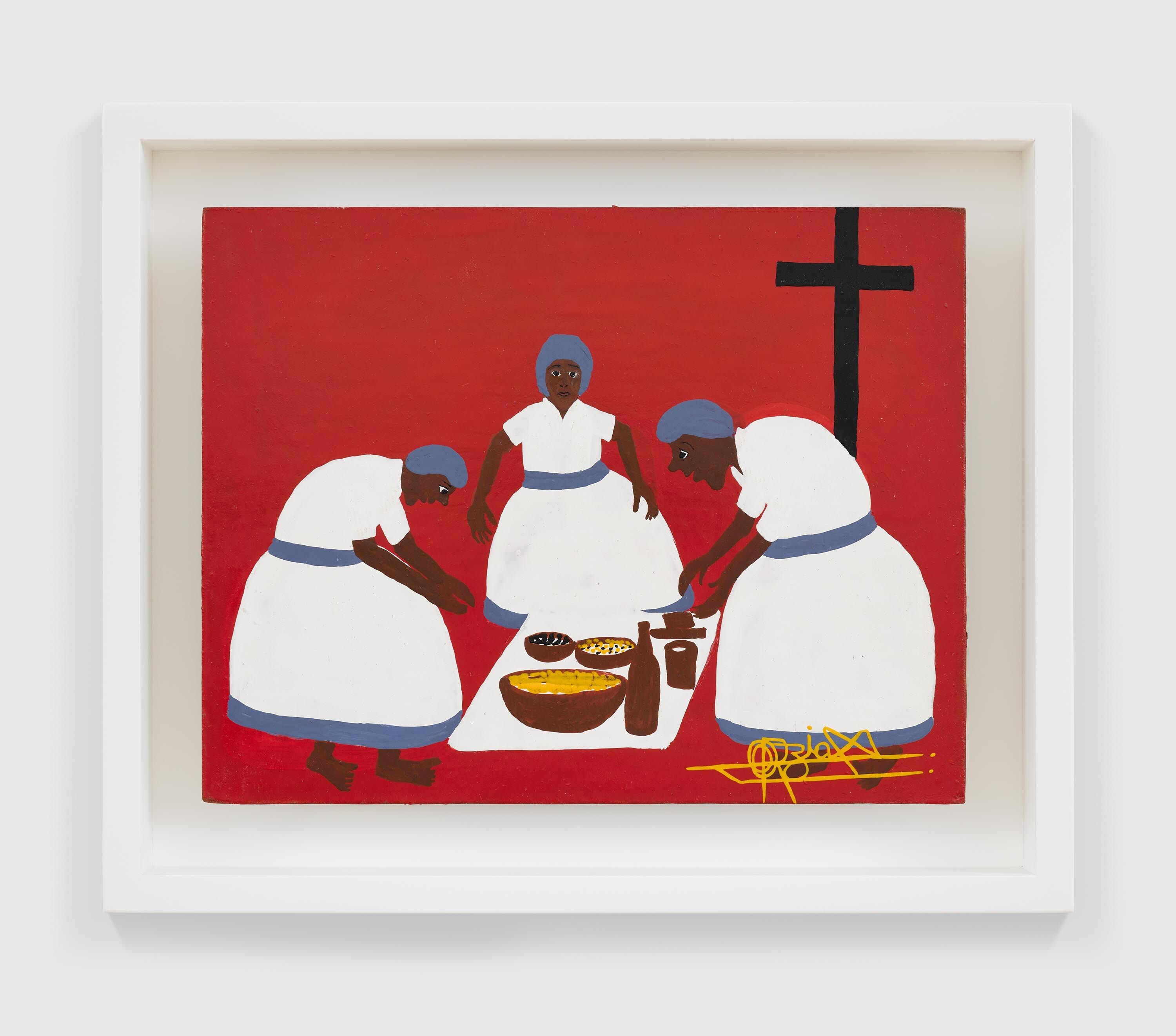 A painting by Odoteres Ricardo de Ozias, titled Sem título, n.d.