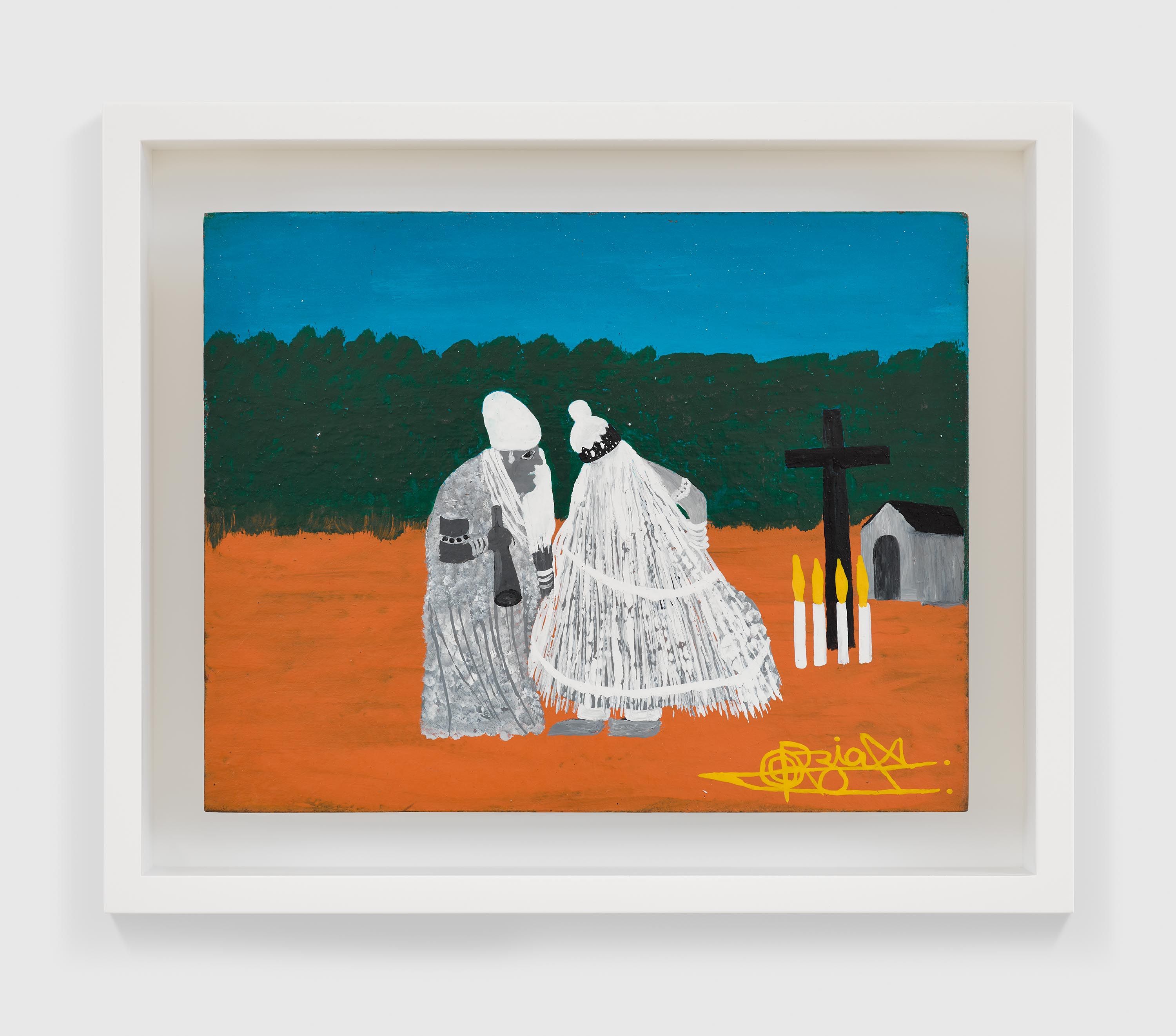 A painting by Odoteres Ricardo de Ozias, titled Sem título, n.d.