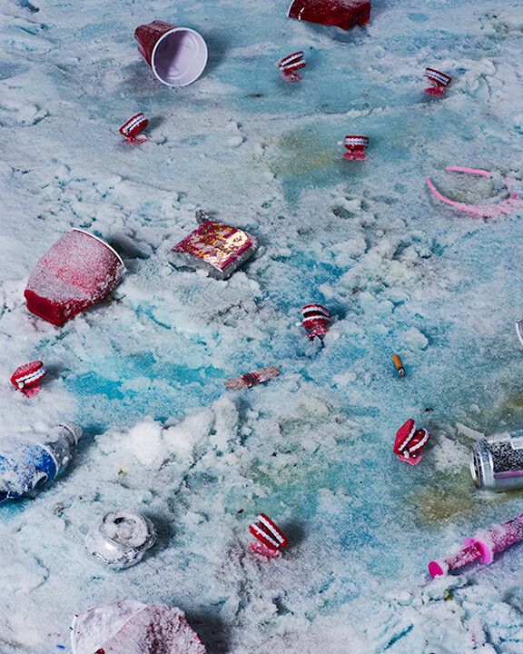 An untitled pigment print by Evelyn Pustka, dated 2017