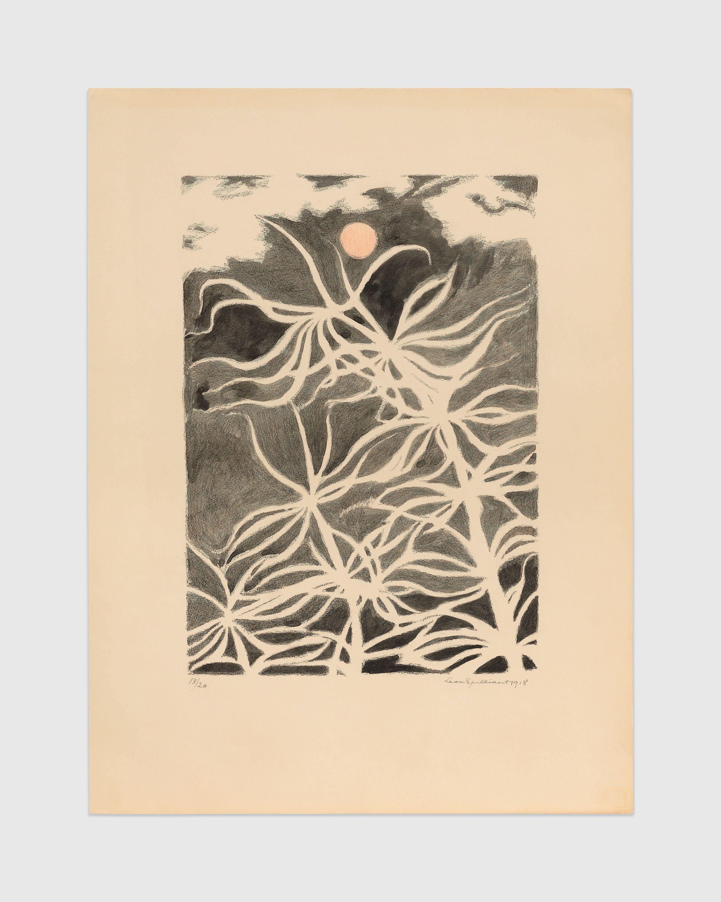 Leonspilliaert 画集 Léon Spilliaert: Les Serres chaudes (Hothouses), 1918