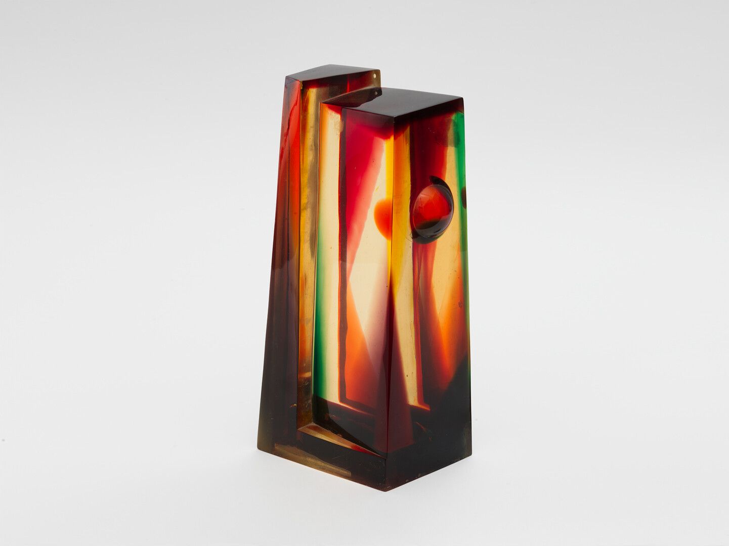 An untitled polyester resin sculpture by Leo Amino, dated 1966.