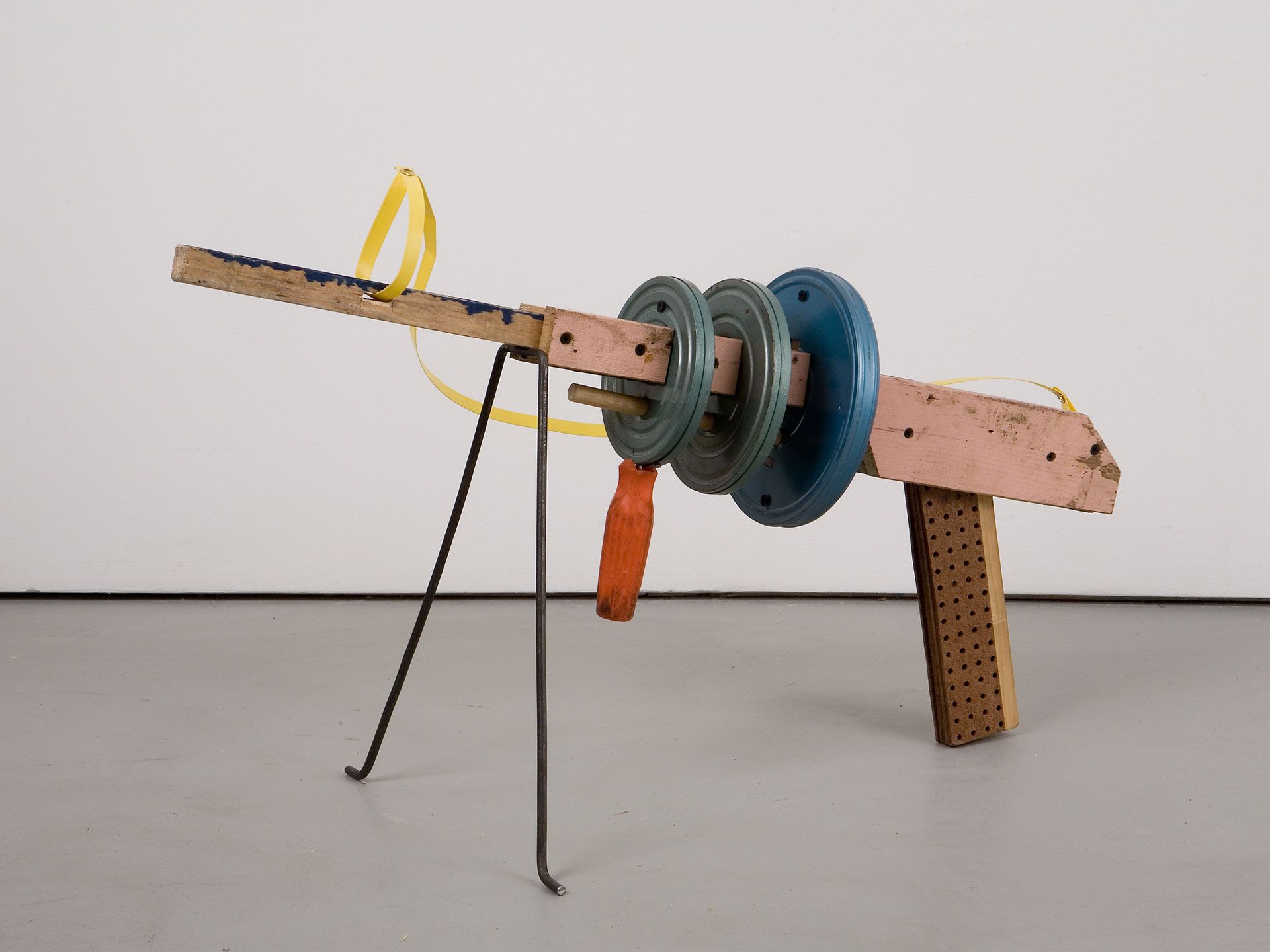 A sculpture by Francis Alys, titled Untitled (gun number 30), dated 2005 to 2006. 