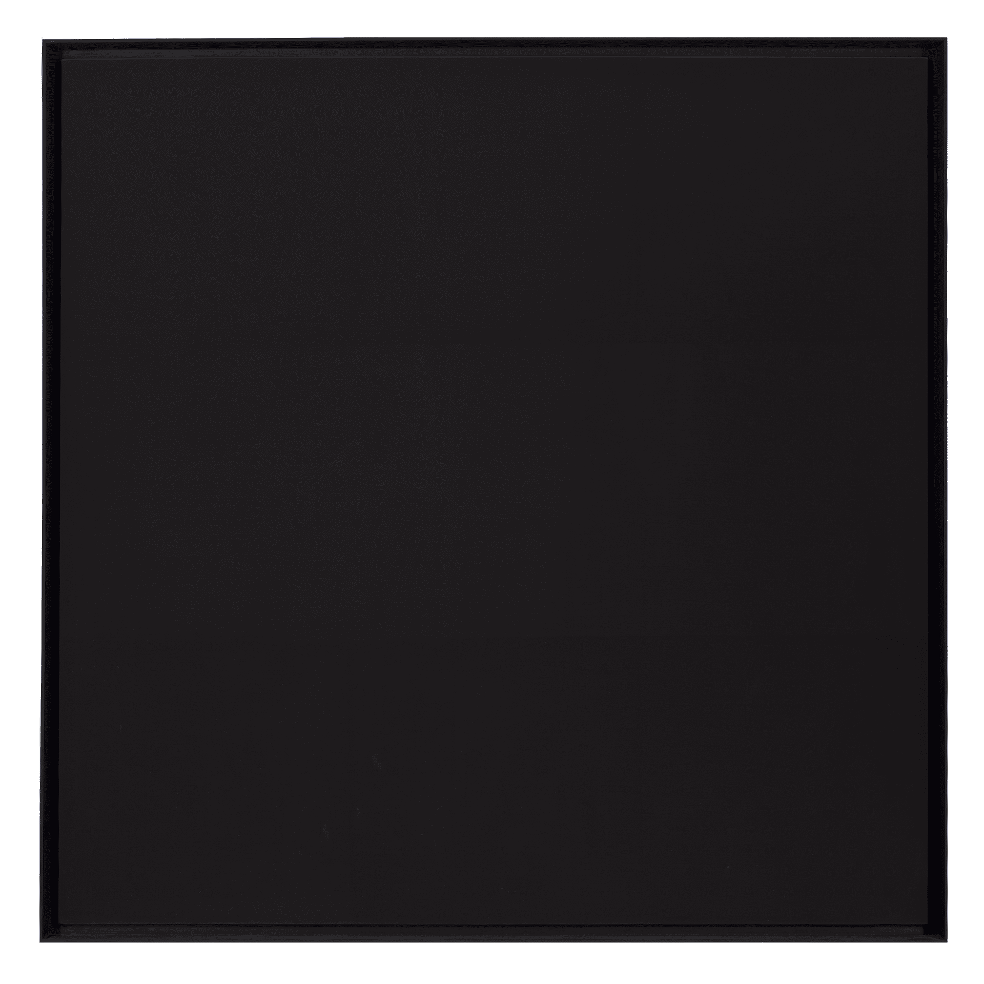 A painting by Ad Reinhardt, titled Abstract Painting, dated 1962.