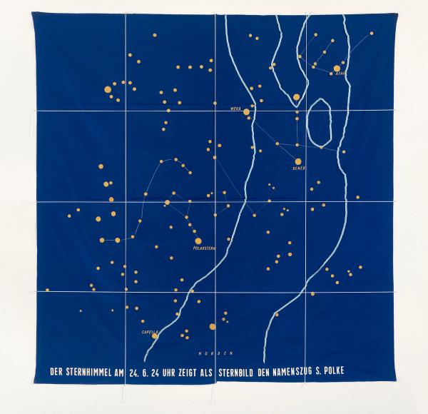 Sigmar Polke — Sternhimmeltuch (Starry Heavens Cloth)