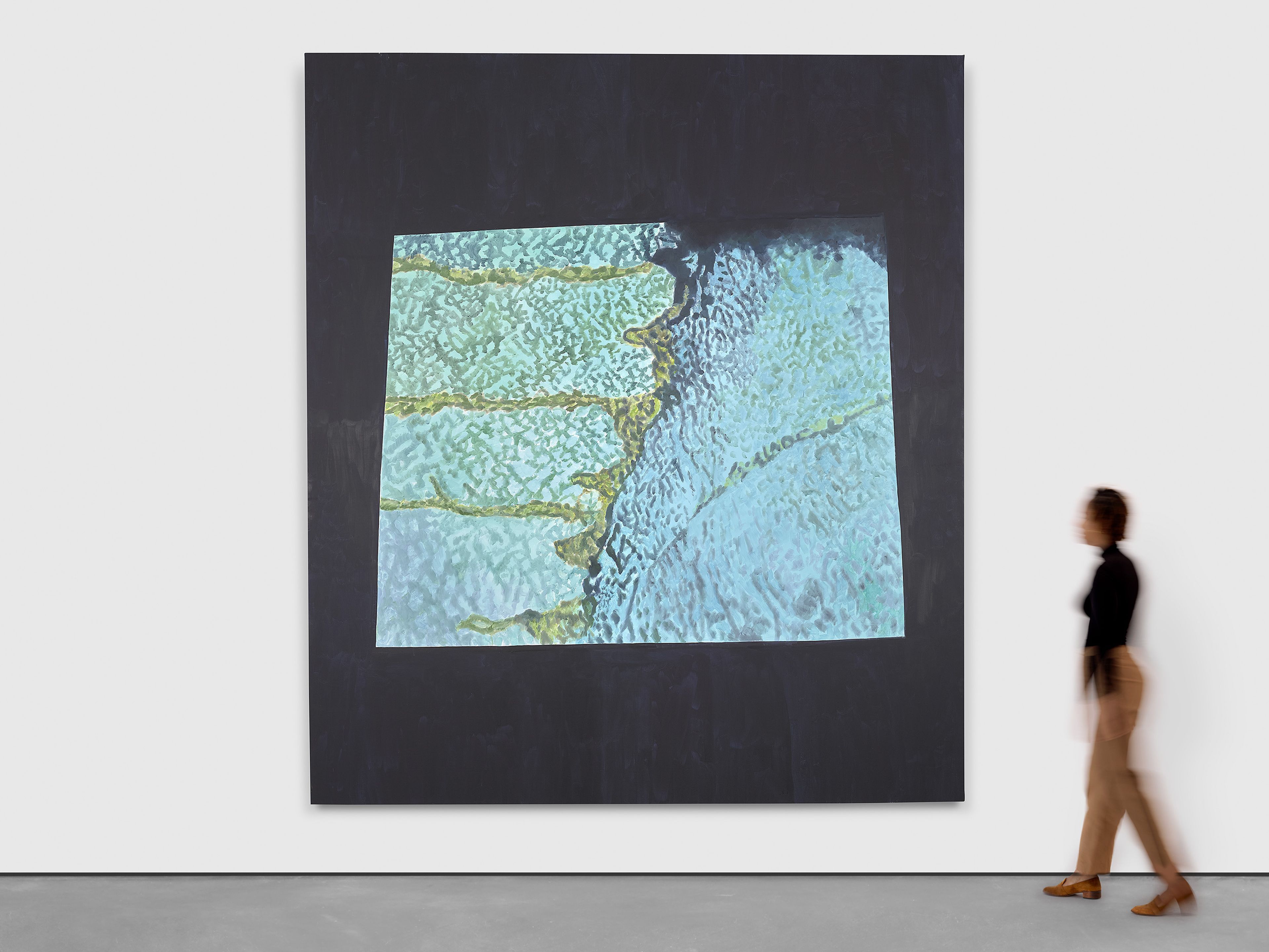 A painting by Luc Tuymans, titled Illumination III, dated 2025.