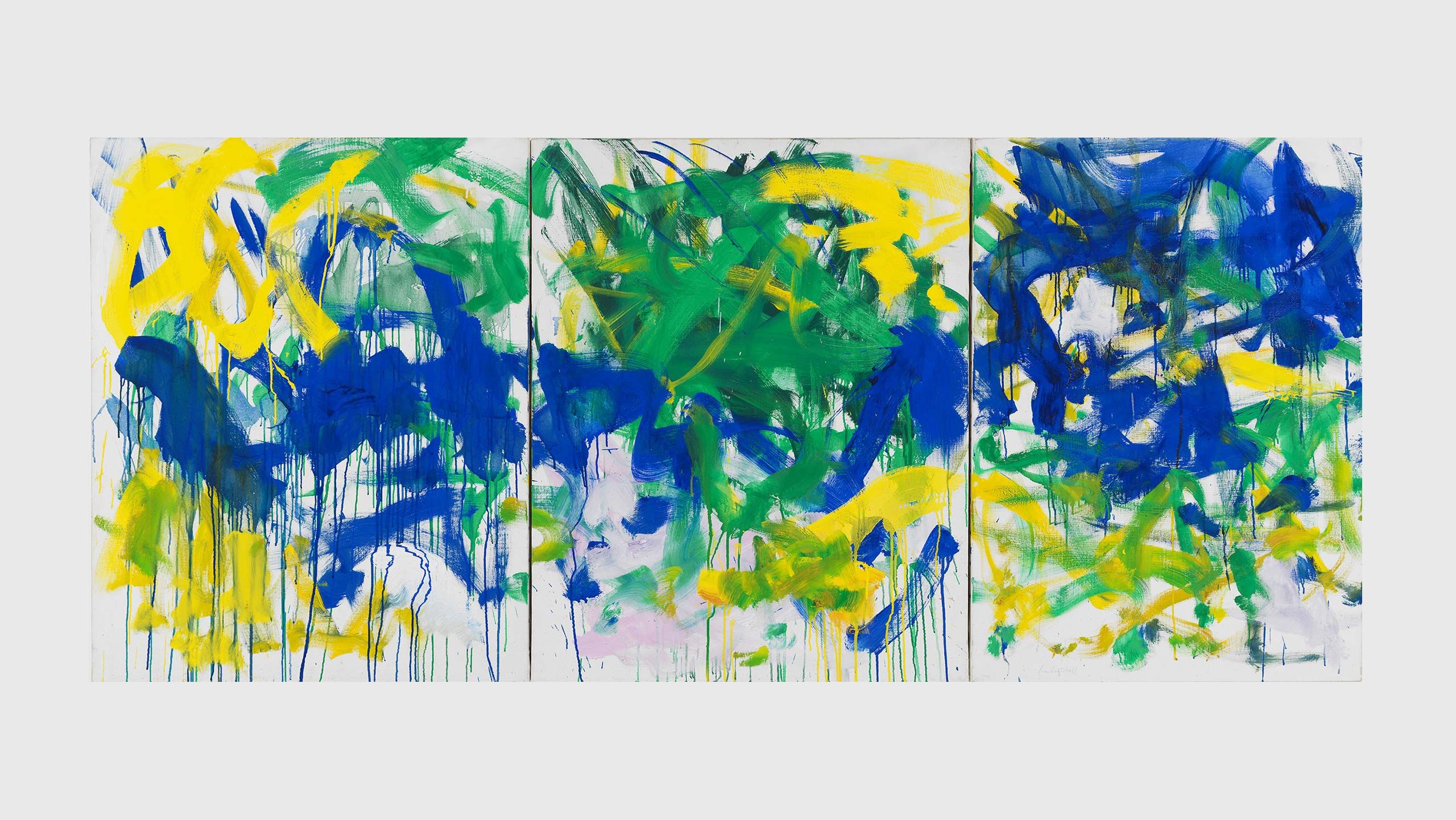 An artwork by Joan Mitchell, titled Days, dated 1989
