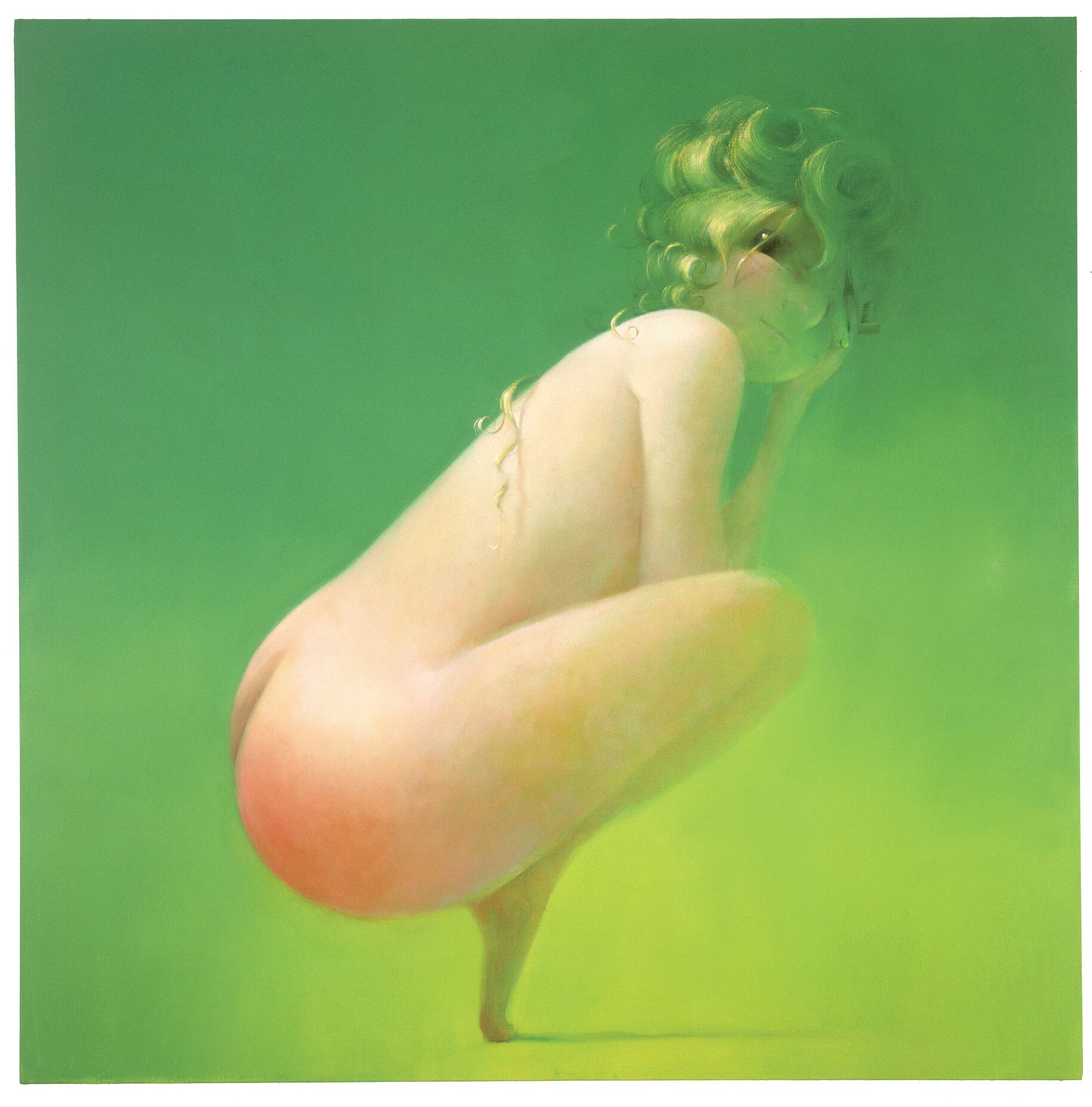 Lisa Yuskavage, Big Blonde with Hairdo, 1994