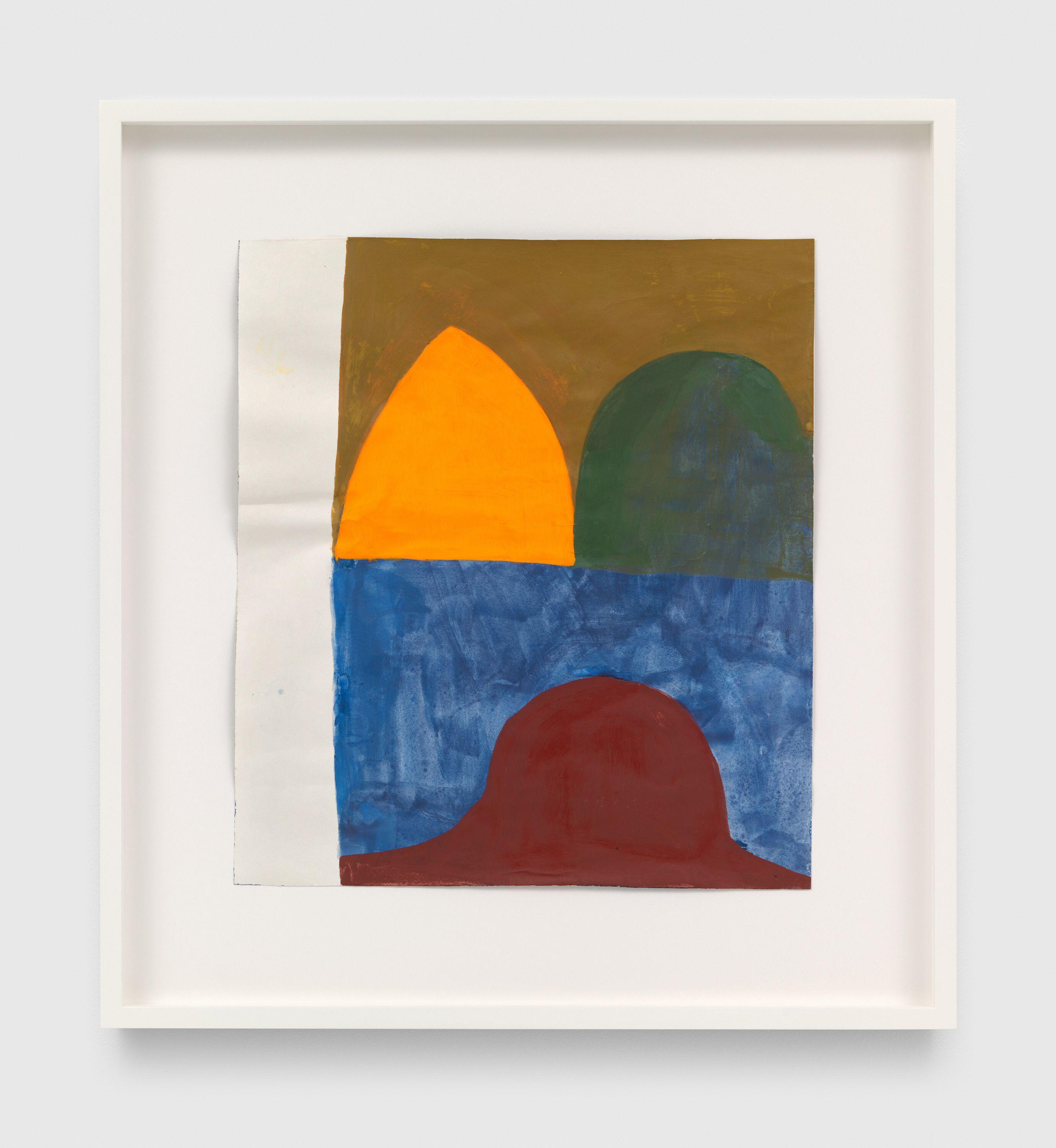 A work on paper by Suzan Frecon, titled in multi colors, dated 2022.