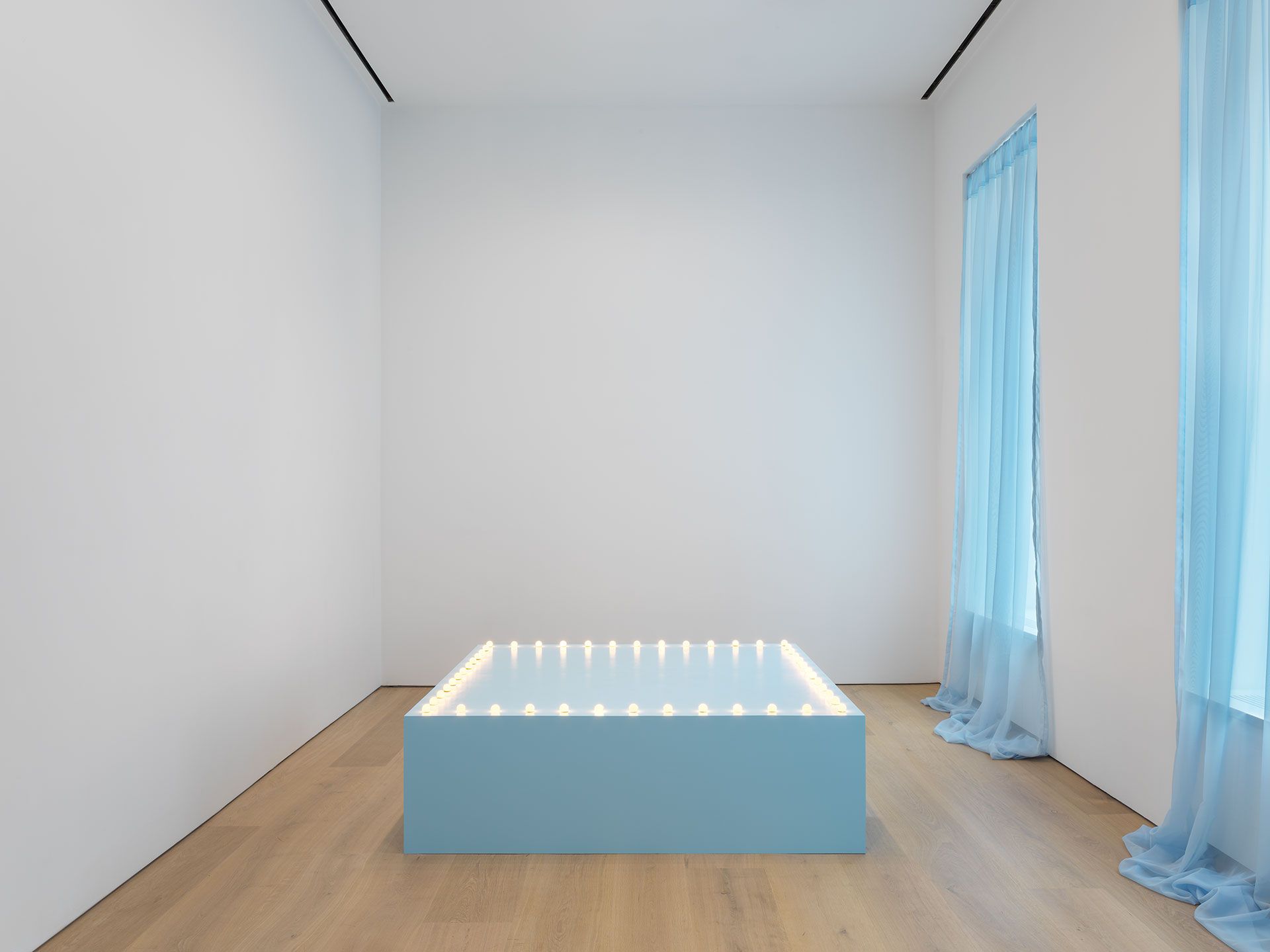 "Untitled" (Go-Go Dancing Platform) A sculpture by Felix Gonzalez-Torres, titled "Untitled" (Go-Go Dancing Platform), dated 1991.