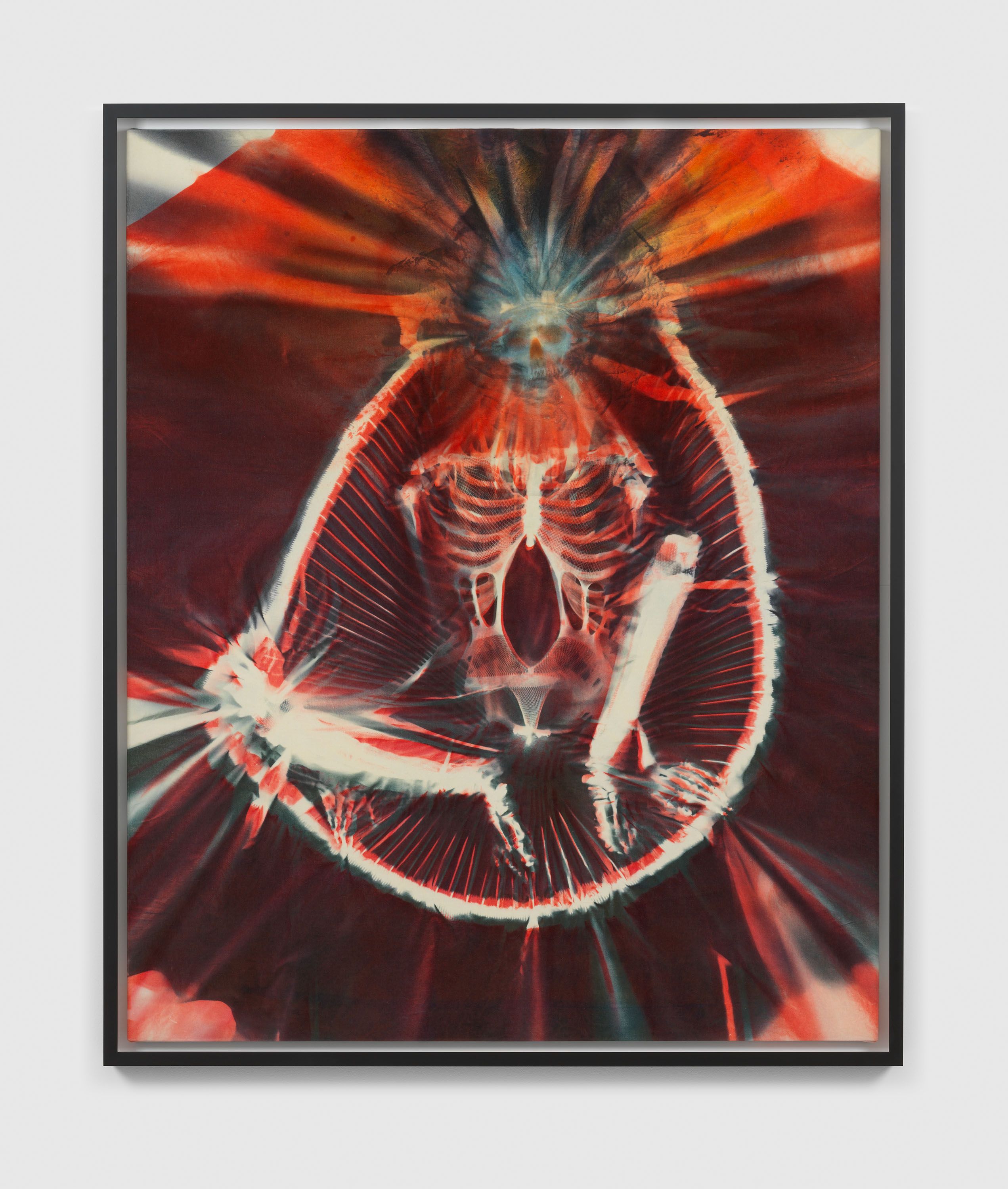 A mixed media artwork by Andra Ursuţa, titled Bone Alone 1, 2021 to 2022.