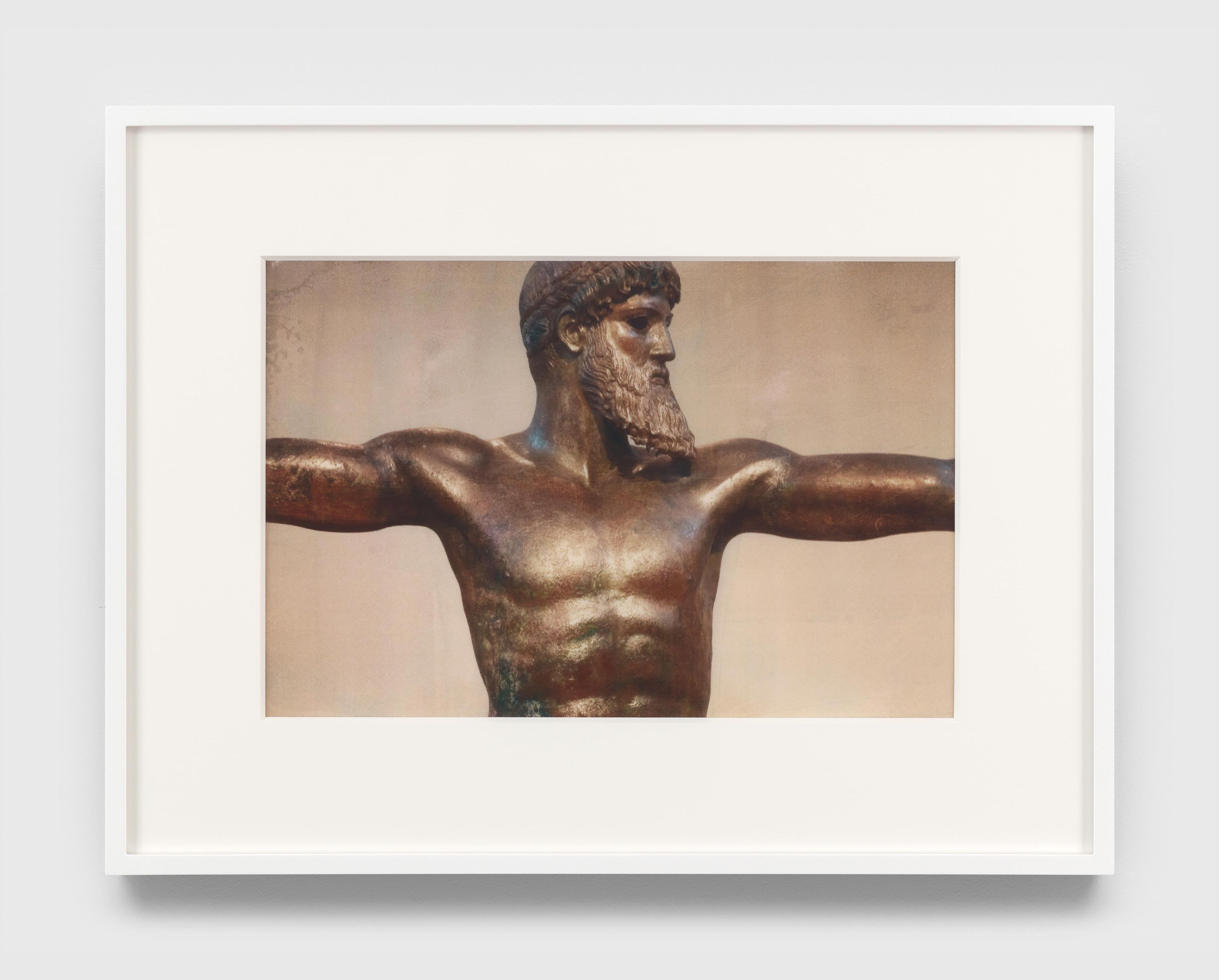 A photograph by James Welling, titled Artemision Bronze, dated 2020.