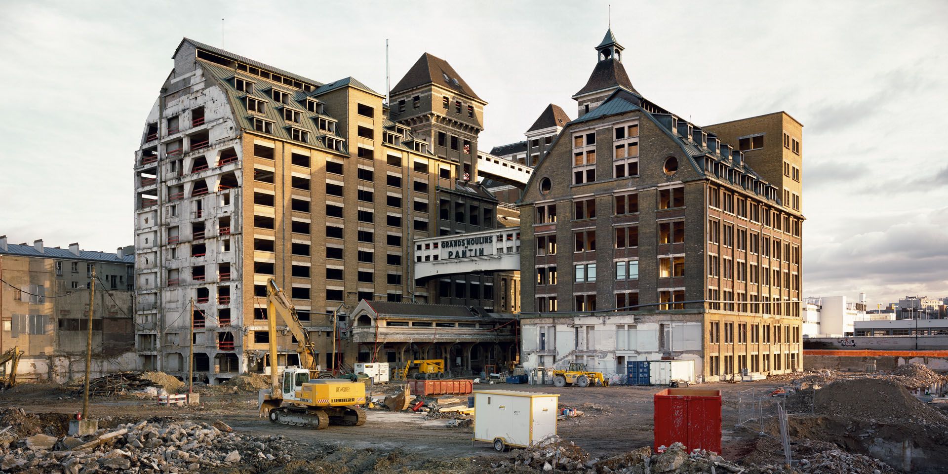 A photograph by Stan Douglas, titled Les Grands Moulins de Pantin, dated 2006. 