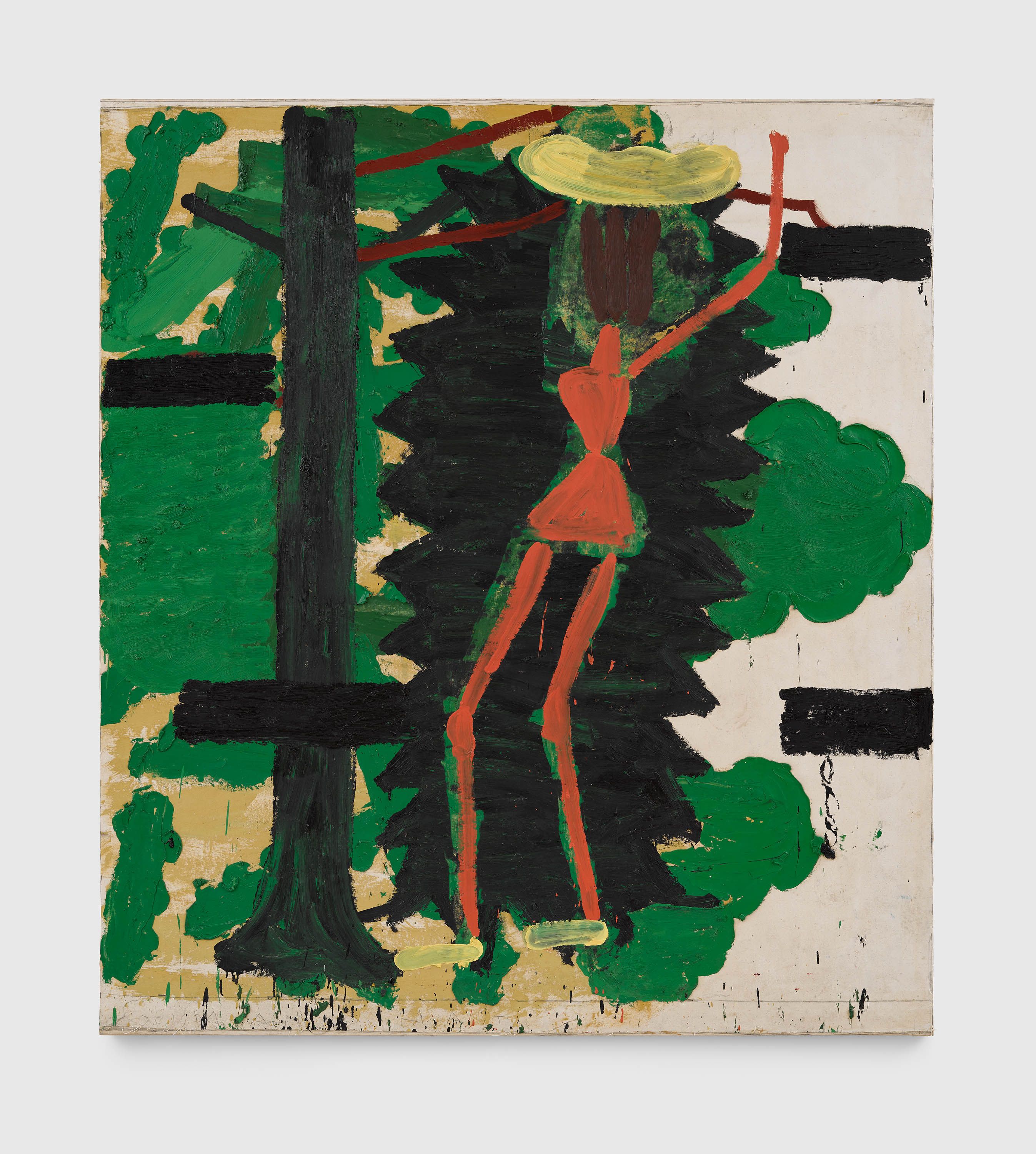 Rose Wylie: German Hat, 2003 | David Zwirner