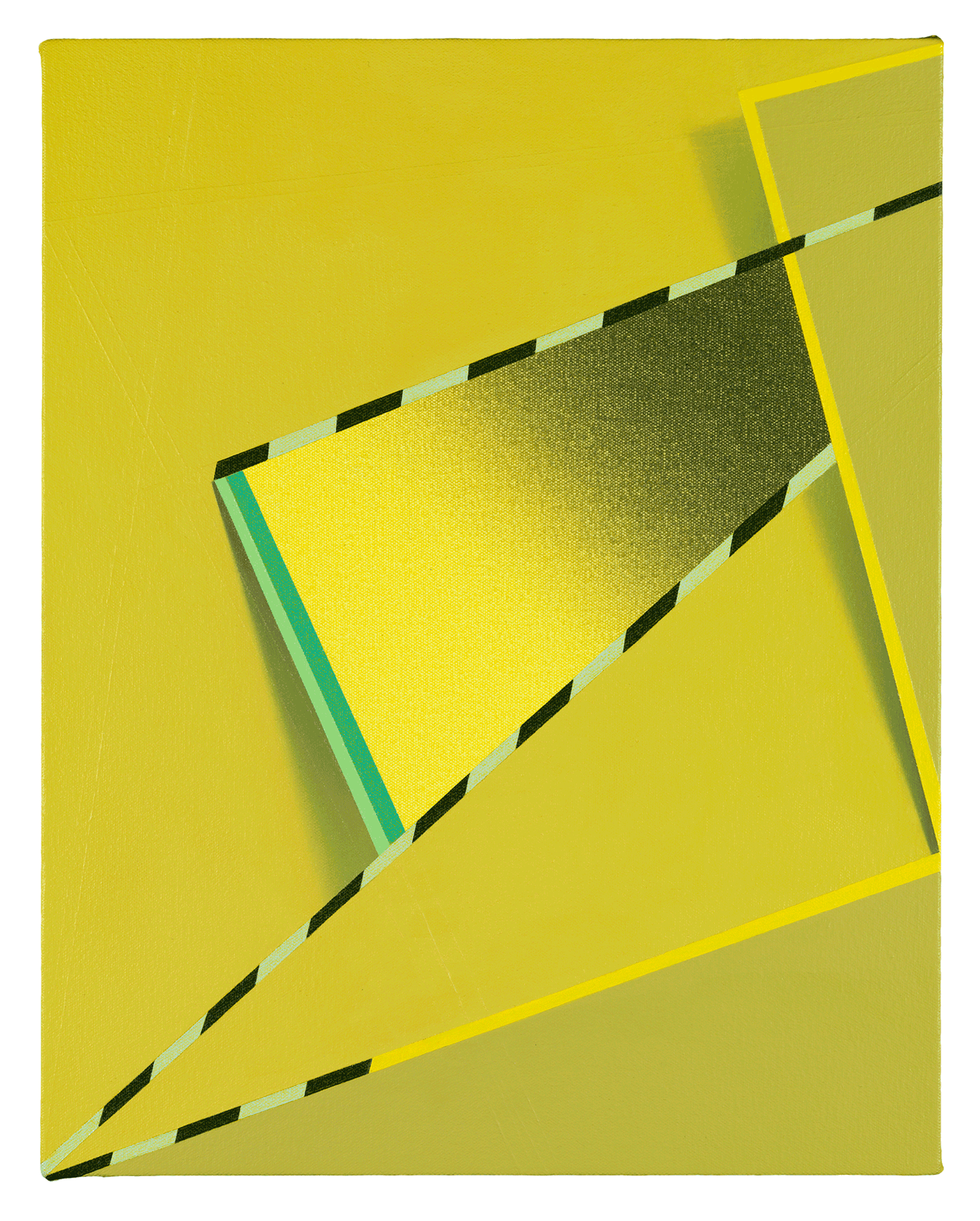 A painting by Tomma Abts, titled Feke, dated 2013.