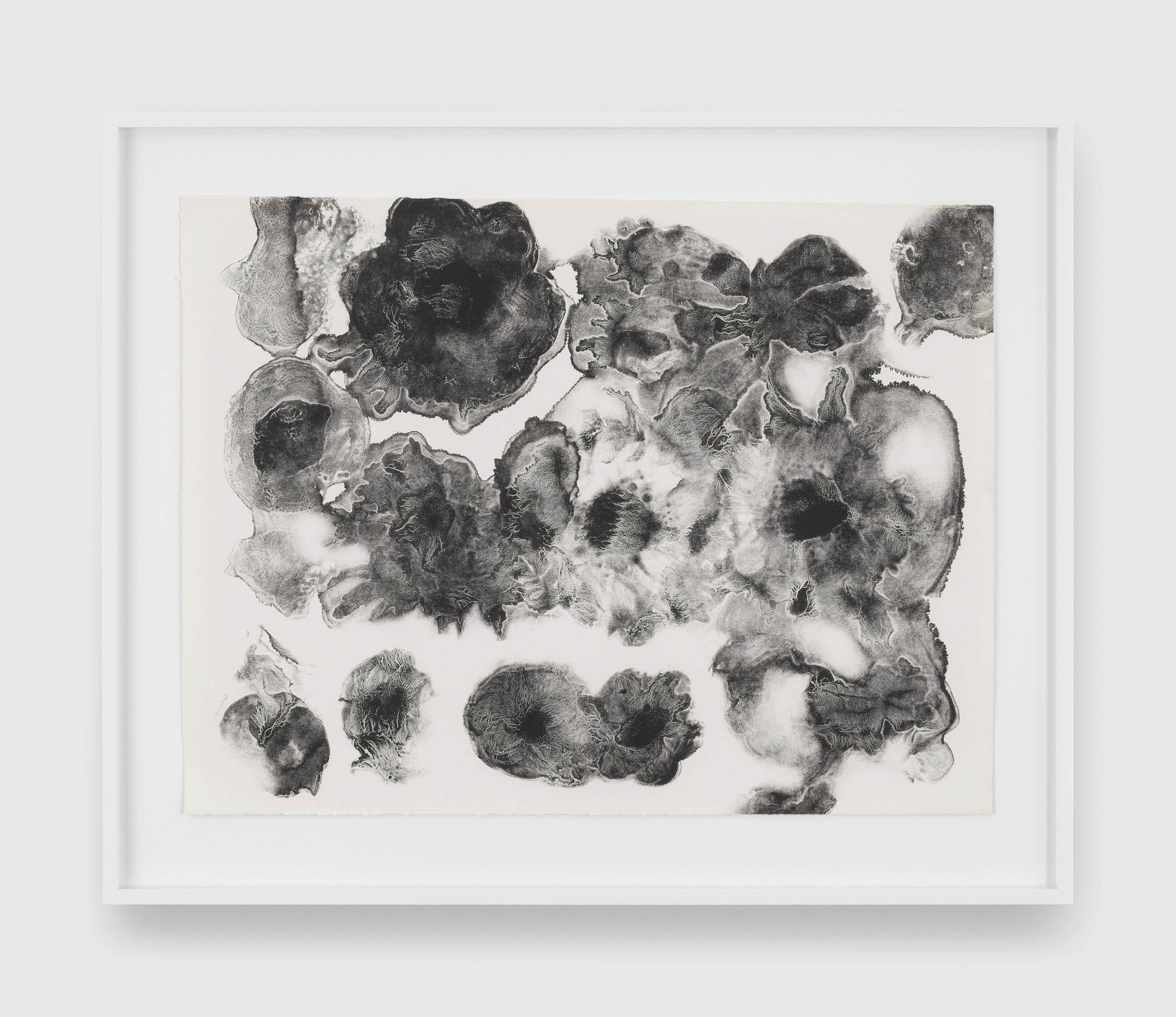 A print by Ruth Asawa, called Untitled (TAM.1487, Black), dated 1965.