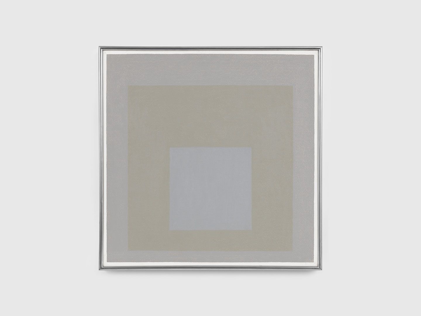 A painting by Josef Albers, titled Study for Homage to the Square: Far in Far, dated 1965.