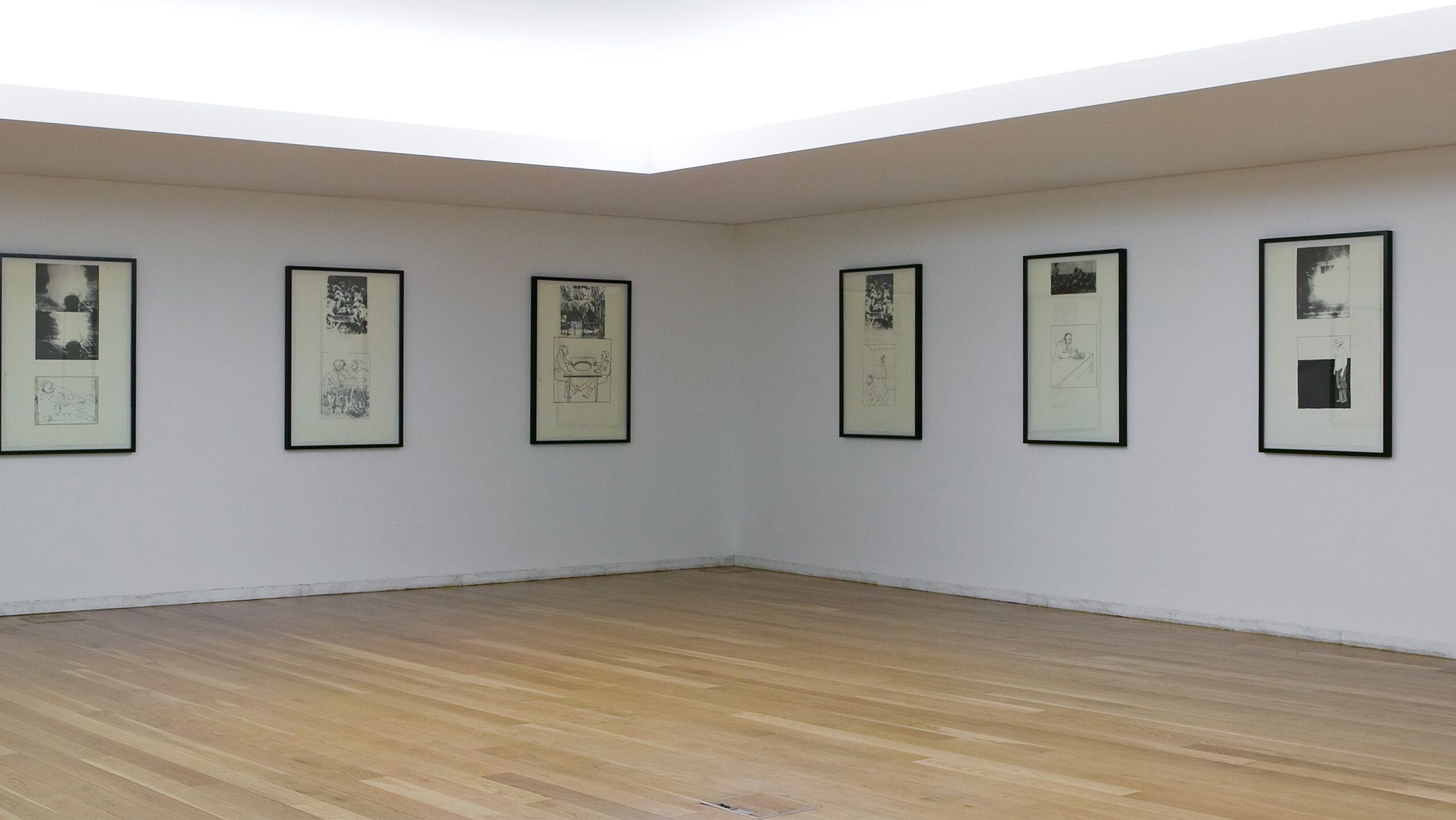 Juan Muñoz, An Outpost of Progress, 1992, in Juan Muñoz: Uma Retrospectiva, Museu de Arte Contemporânea de Serralves, Porto, dated 2008