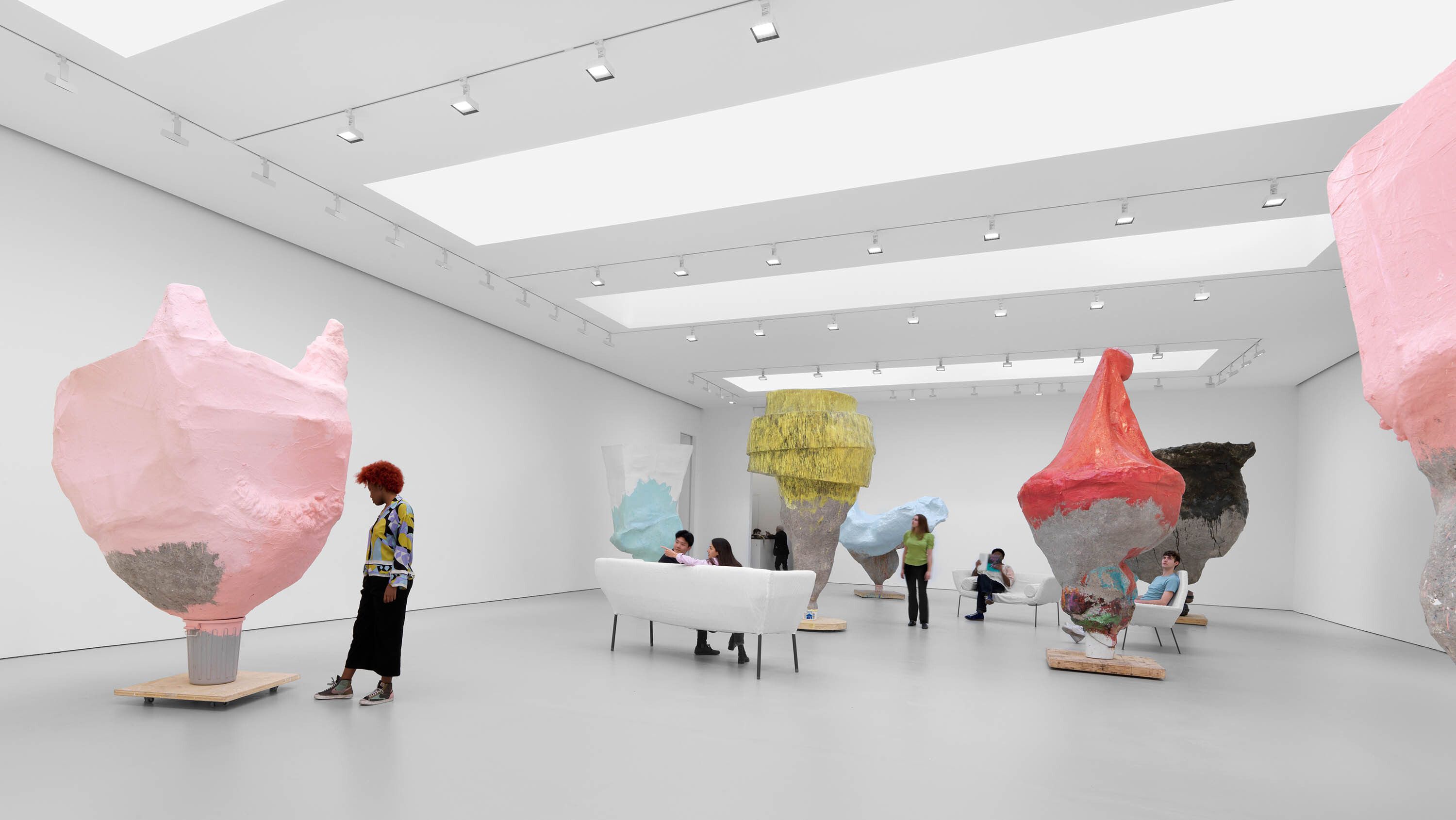 Installation view, Franz West, David Zwirner dated 2023
