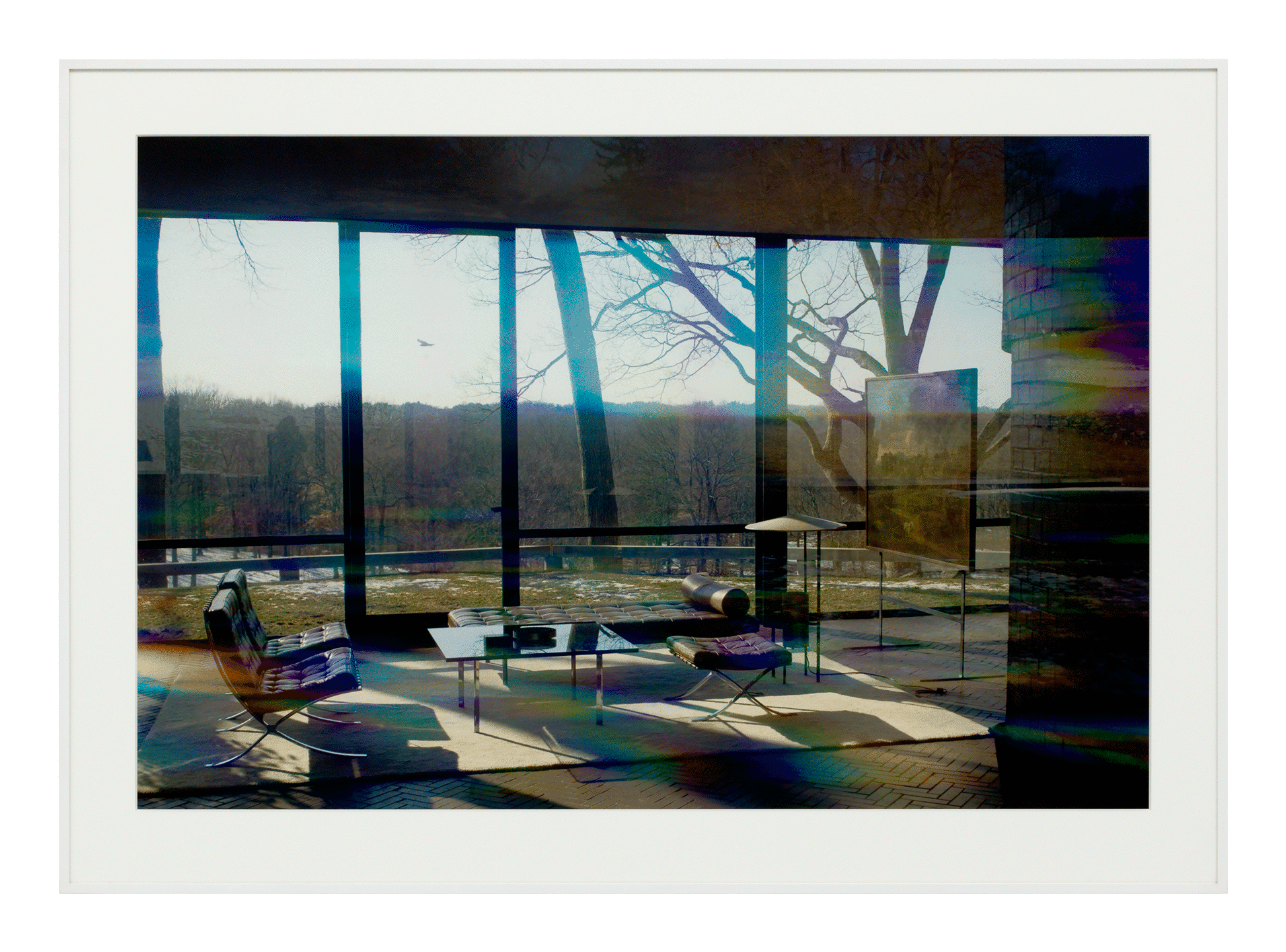 An inkjet print by James Welling, titled 5501, dated 2008.