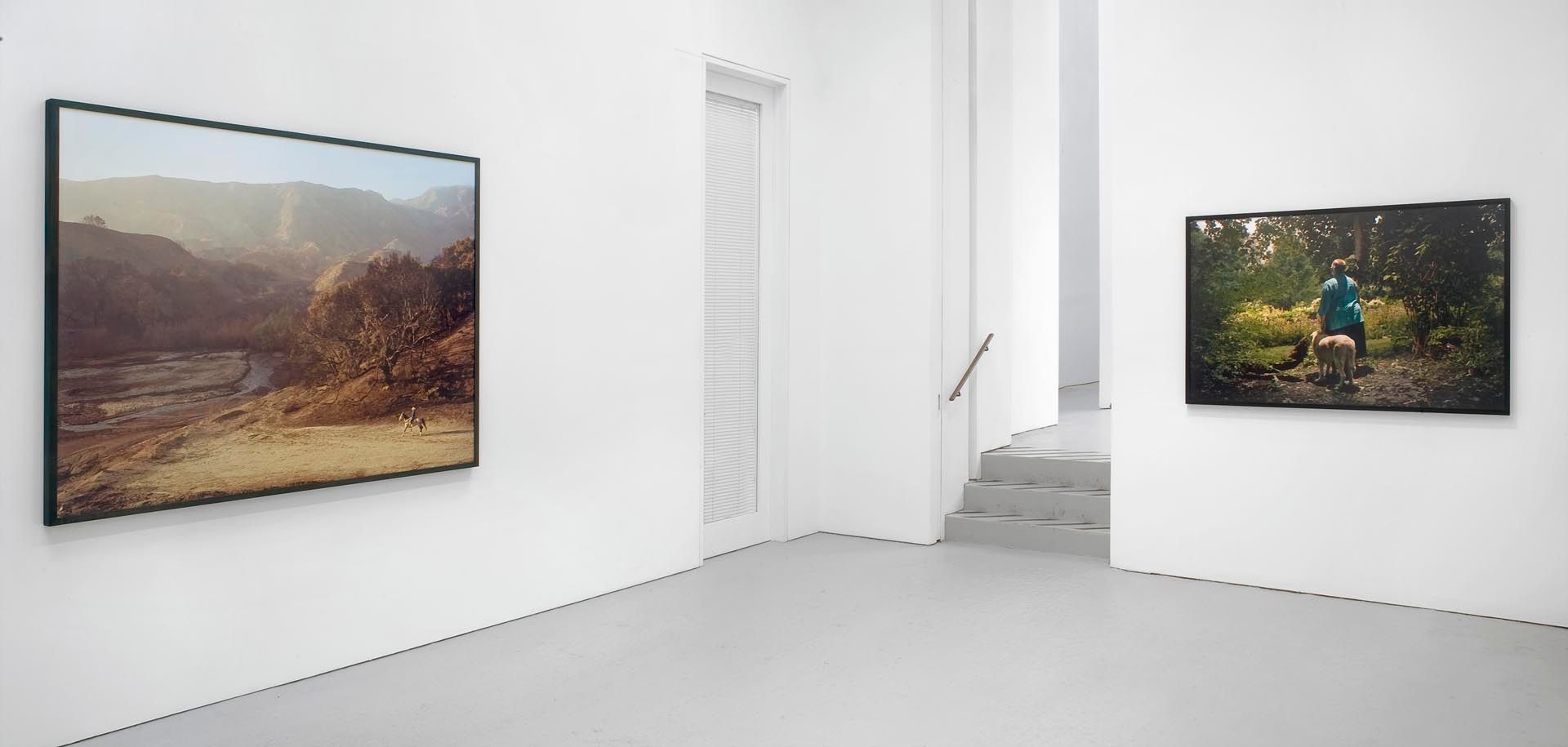Installation view of the exhibition Philip-Lorca diCorcia: Thousand, at David Zwirner in New York, dated 2009. 