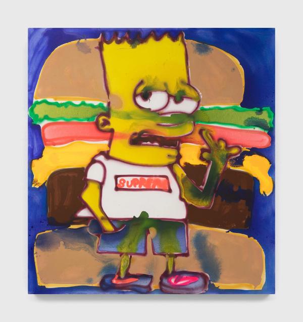 Katherine Bernhardt — McDonald's + Supreme